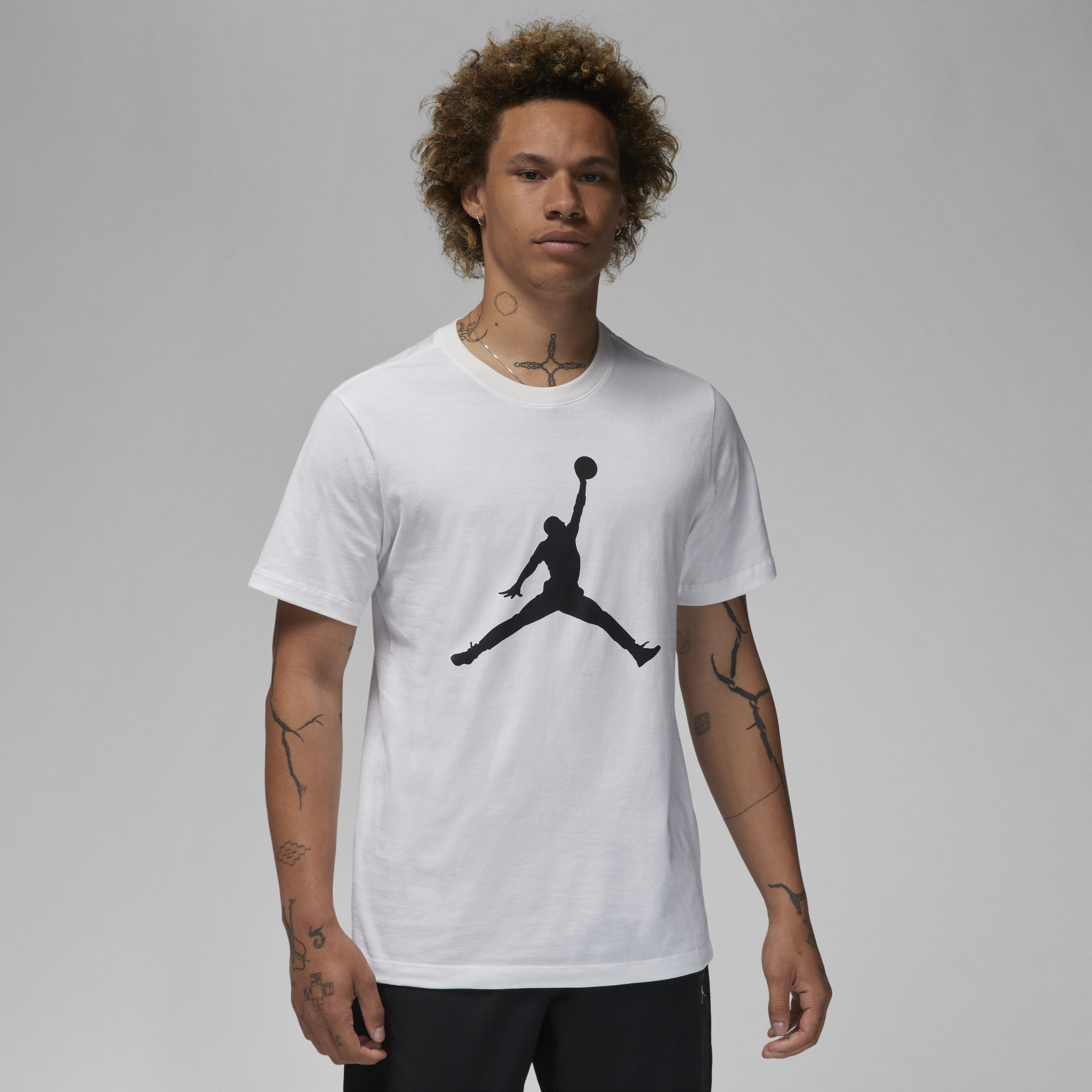 Jordan Jumpman-T-shirt til mænd - hvid