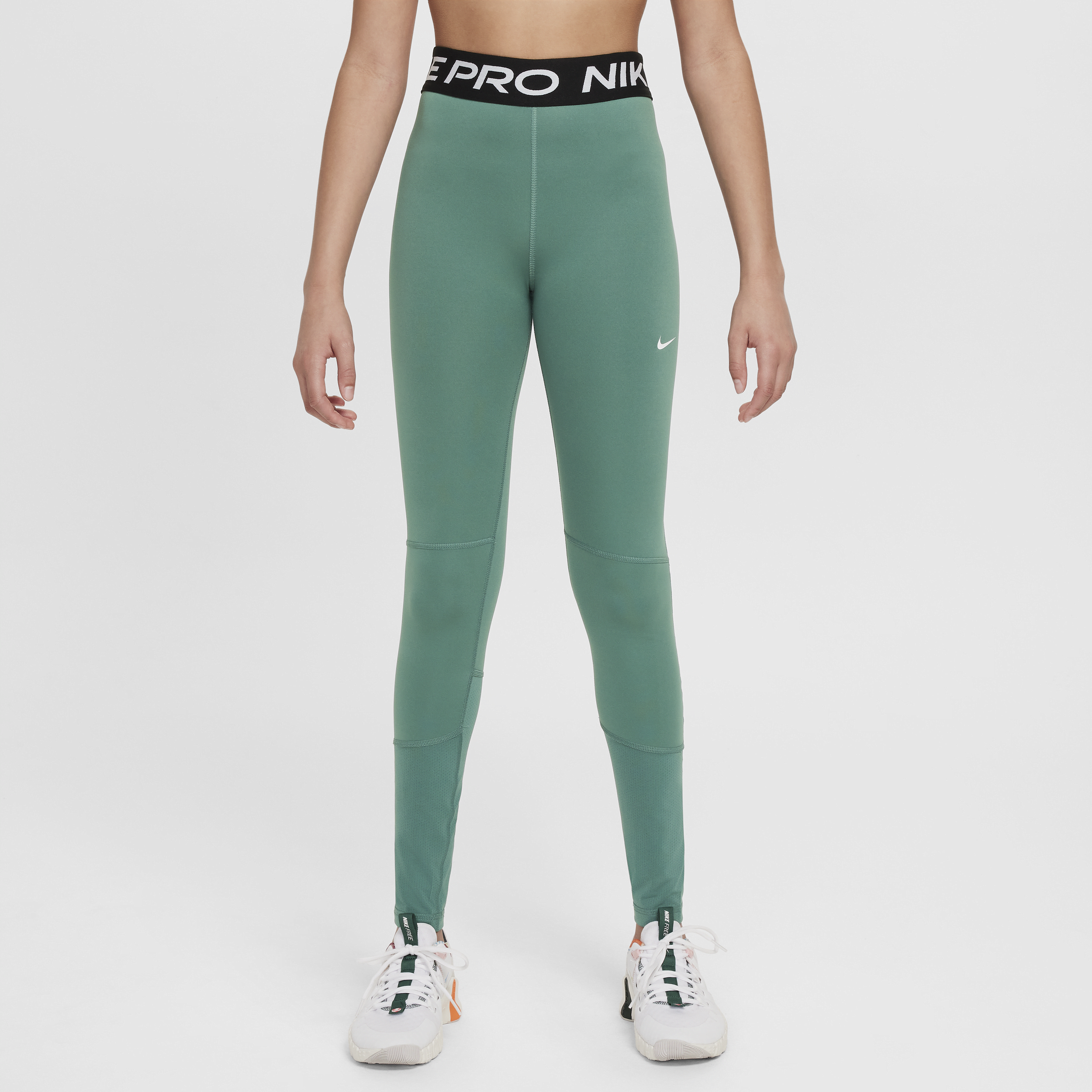 Nike Pro Dri-FIT-leggings til større børn (piger) - grøn