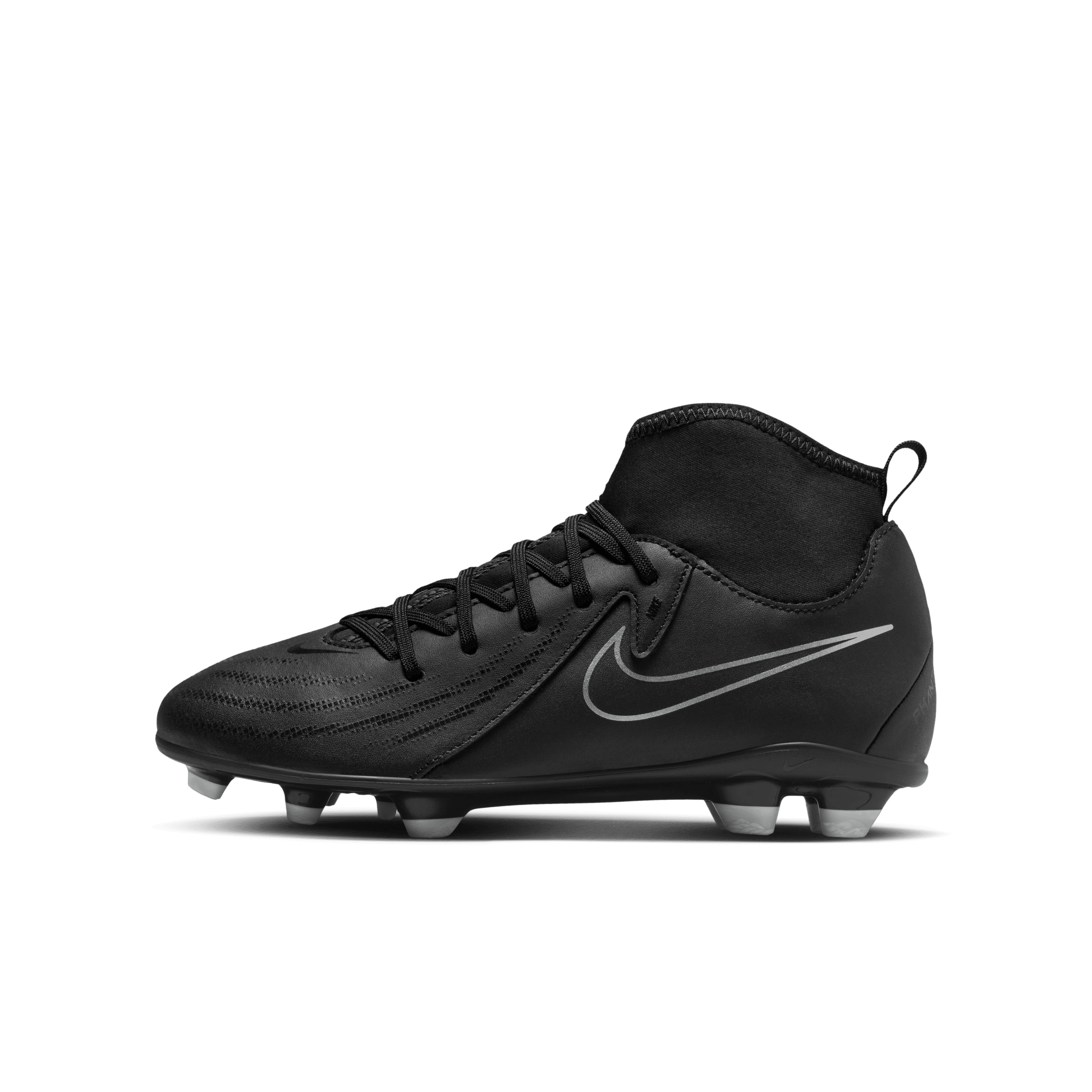 Scarpa da calcio a taglio alto MG Nike Jr. Phantom Luna 2 Club – Bambini/Ragazzi - Nero