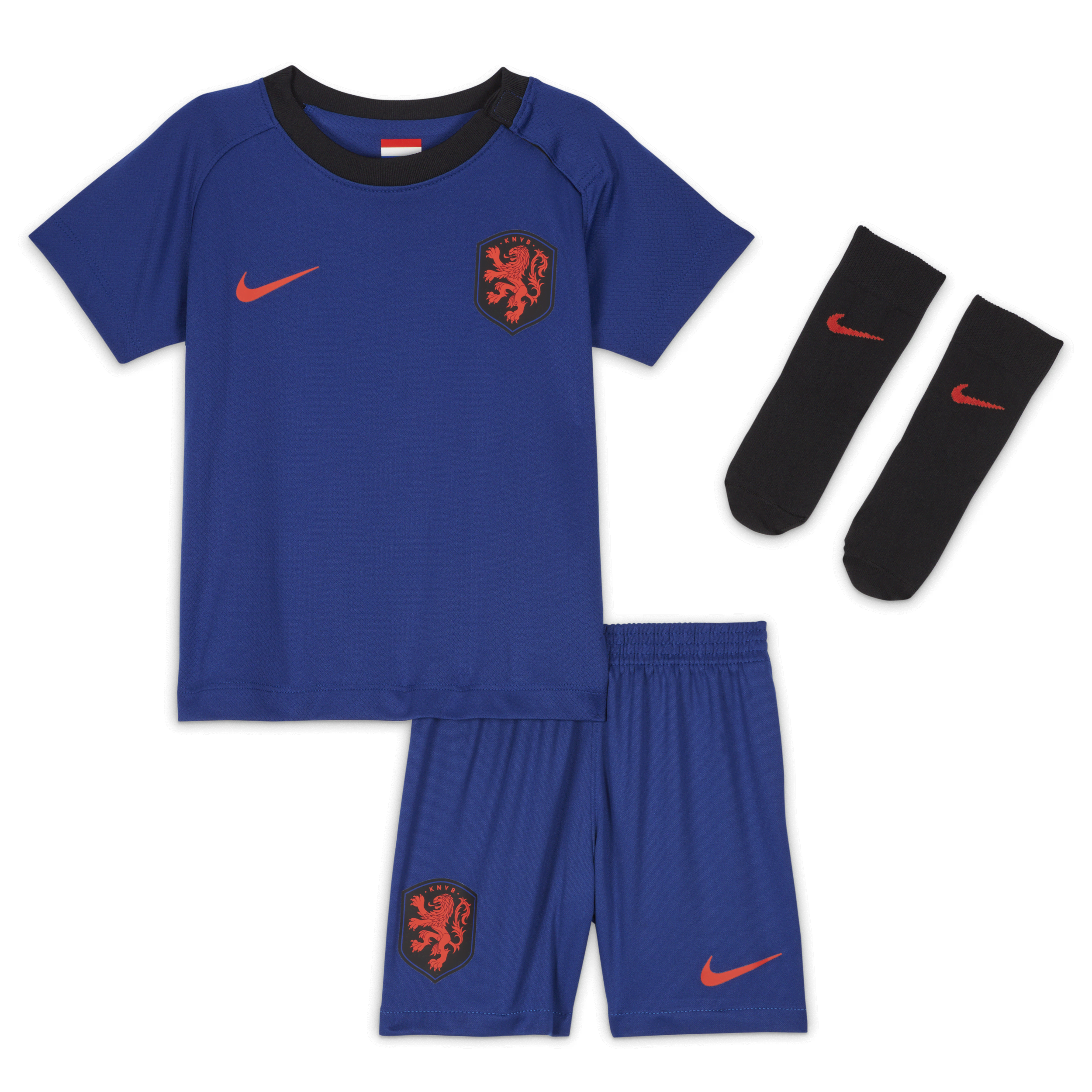 Nike Netherlands 2022/23 Away-fodboldsæt til babyer/småbørn - blå