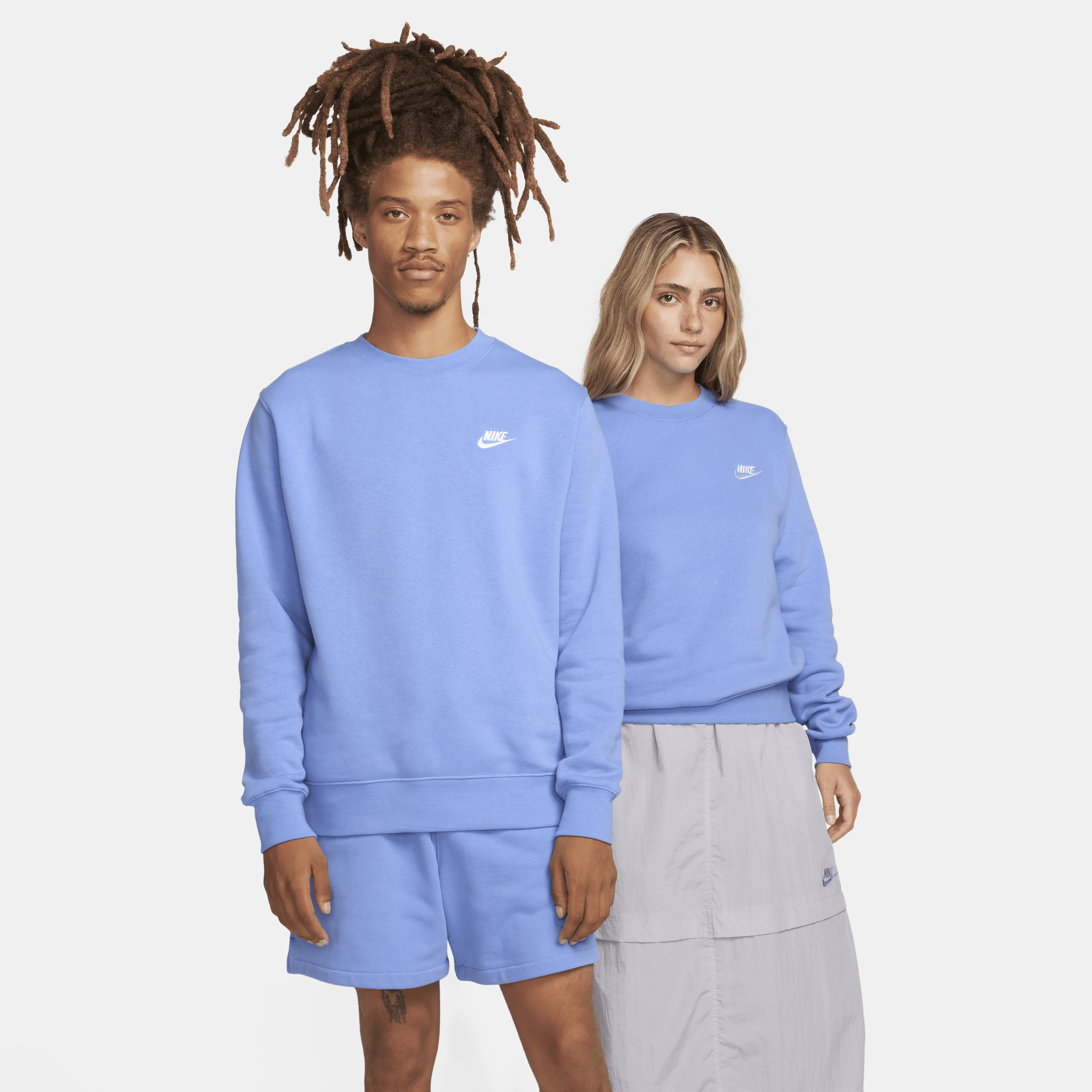 Nike Sportswear Club Fleece-crewtrøje til mænd - blå
