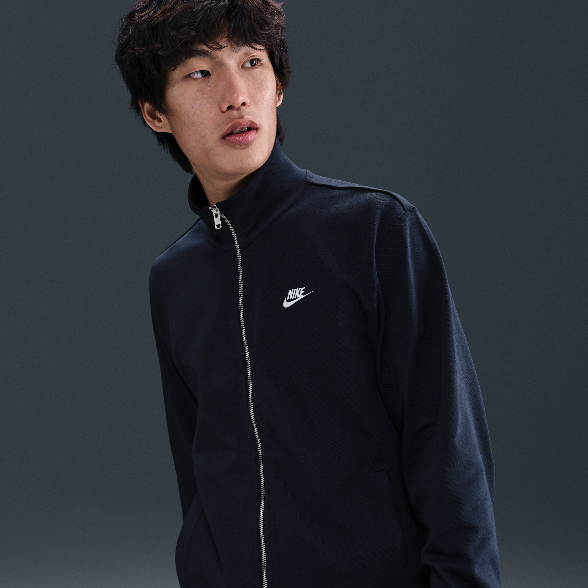 【ナイキ(NIKE)公式ストア】ナイキ クラブ メンズ ニット ジャケット FQ3427-451 ブルー 【ナイキ(NIKE)公式ストア】ナイキ クラブ メンズ ニット ジャケット FQ3427-451 ブルー
