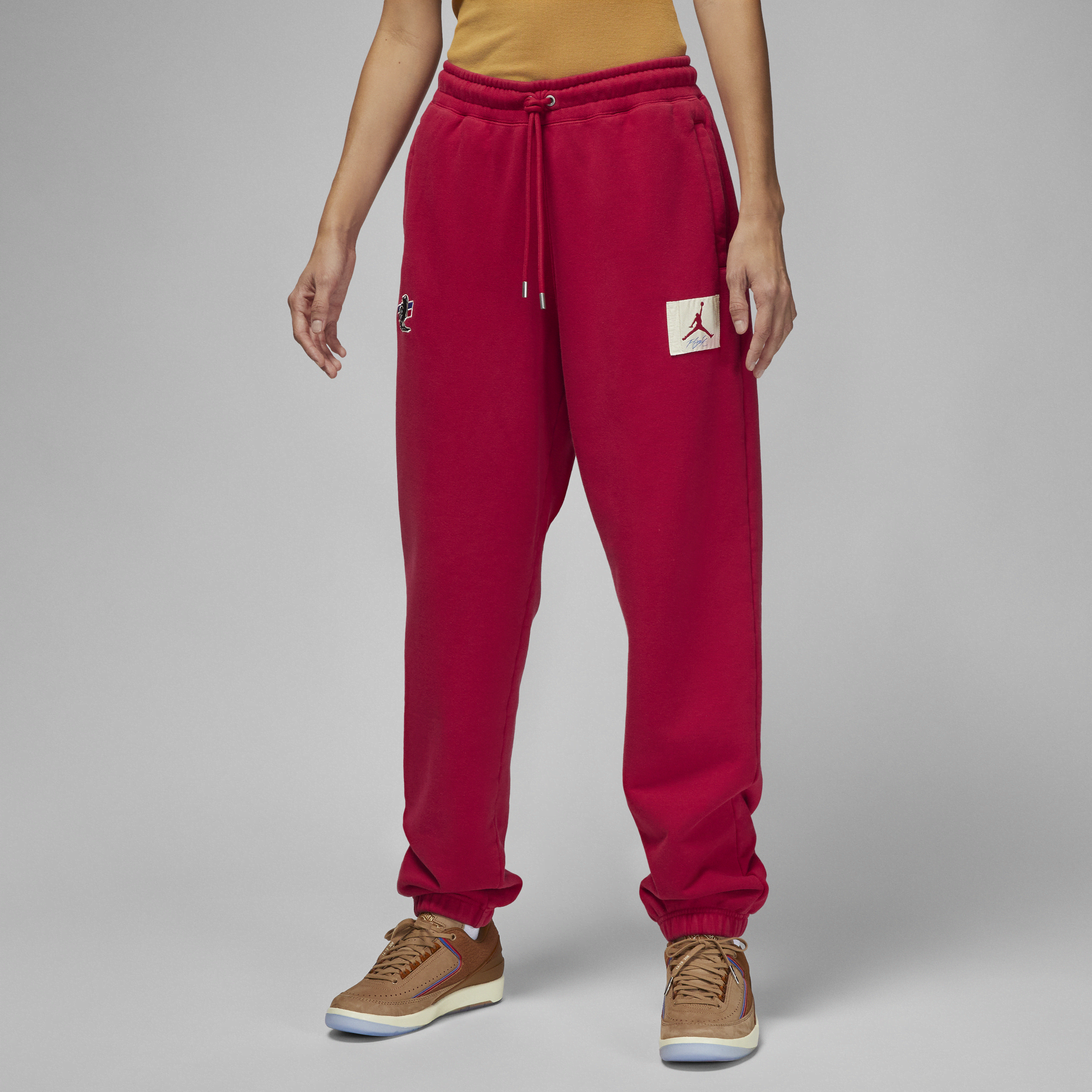 Jordan x Two 18-bukser til kvinder - rød