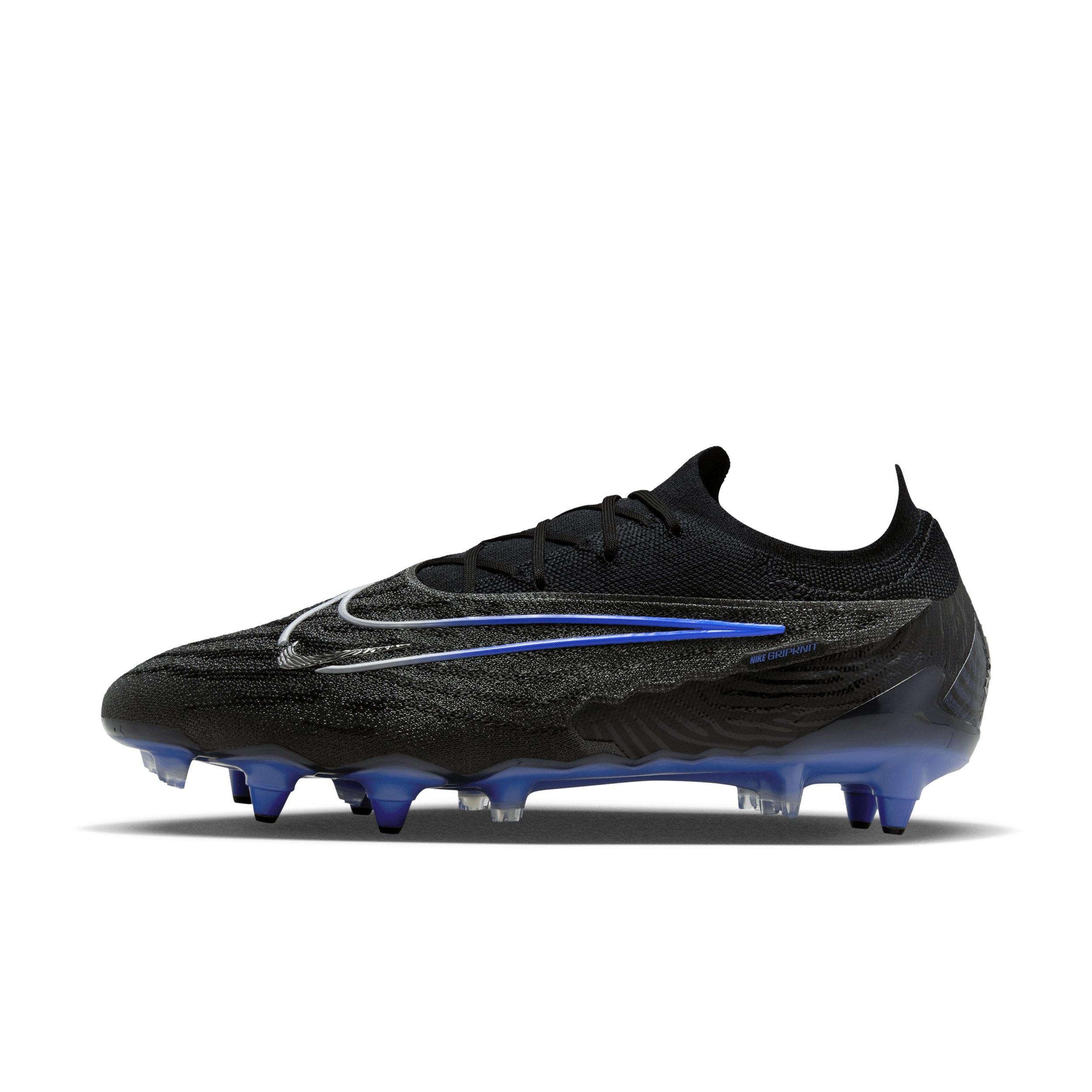 Nike Phantom GX Elite-fodboldstøvler (low-top) til vådt græs - sort