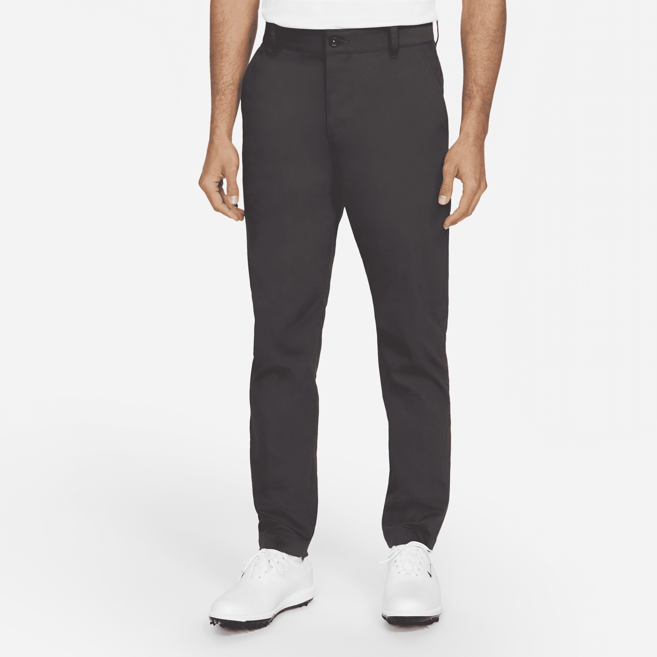 Nike Dri-FIT UV-golf-chinobukser med slank pasform til mænd - grå
