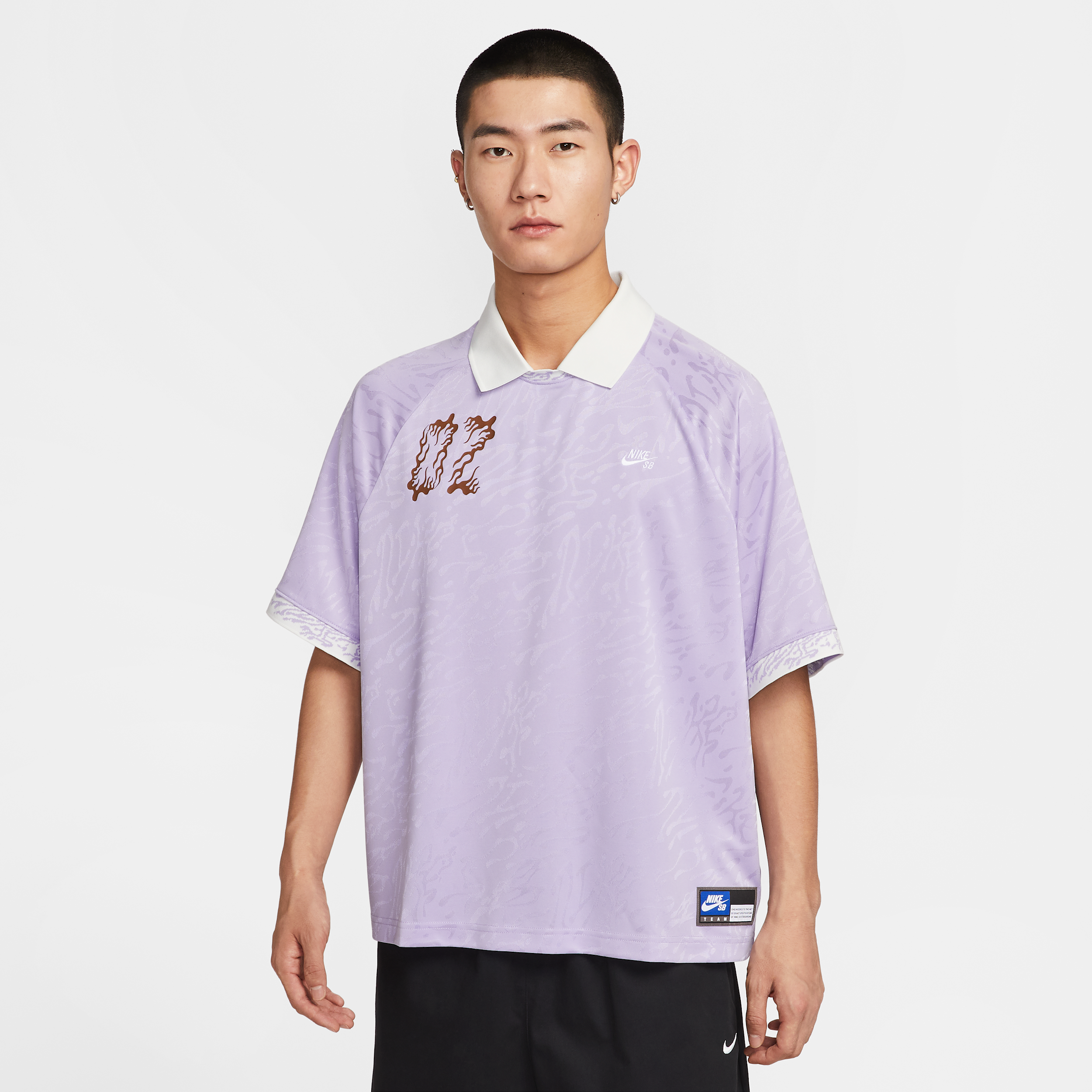 【ナイキ(NIKE)公式ストア】ナイキ SB Dri-FIT ジャカード スケートボードジャージー HJ2966-515 パープル 【ナイキ(NIKE)公式ストア】ナイキ SB Dri-FIT ジャカード スケートボードジャージー HJ2966-515 パープル