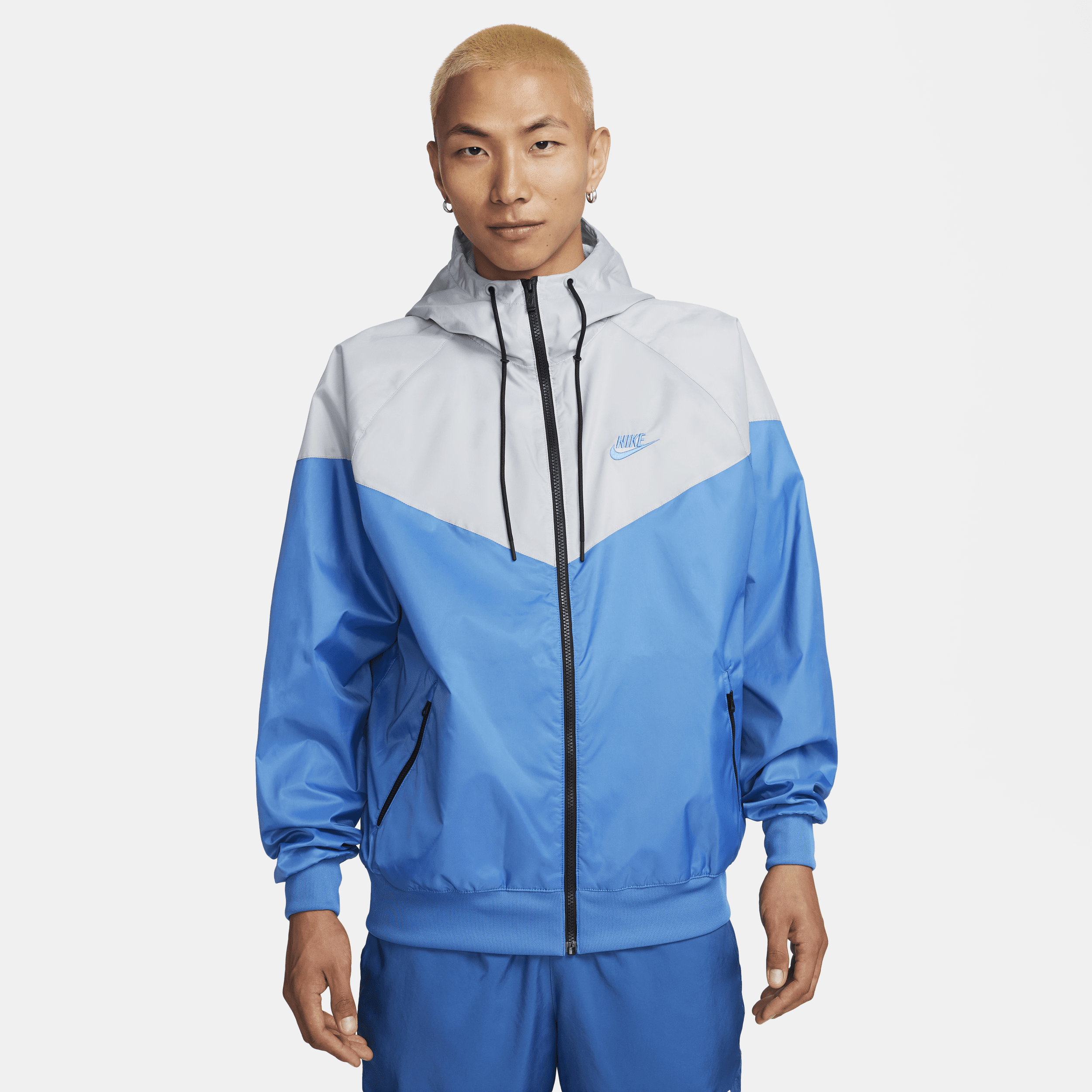 Giacca con cappuccio Nike Sportswear Windrunner - Uomo - Blu