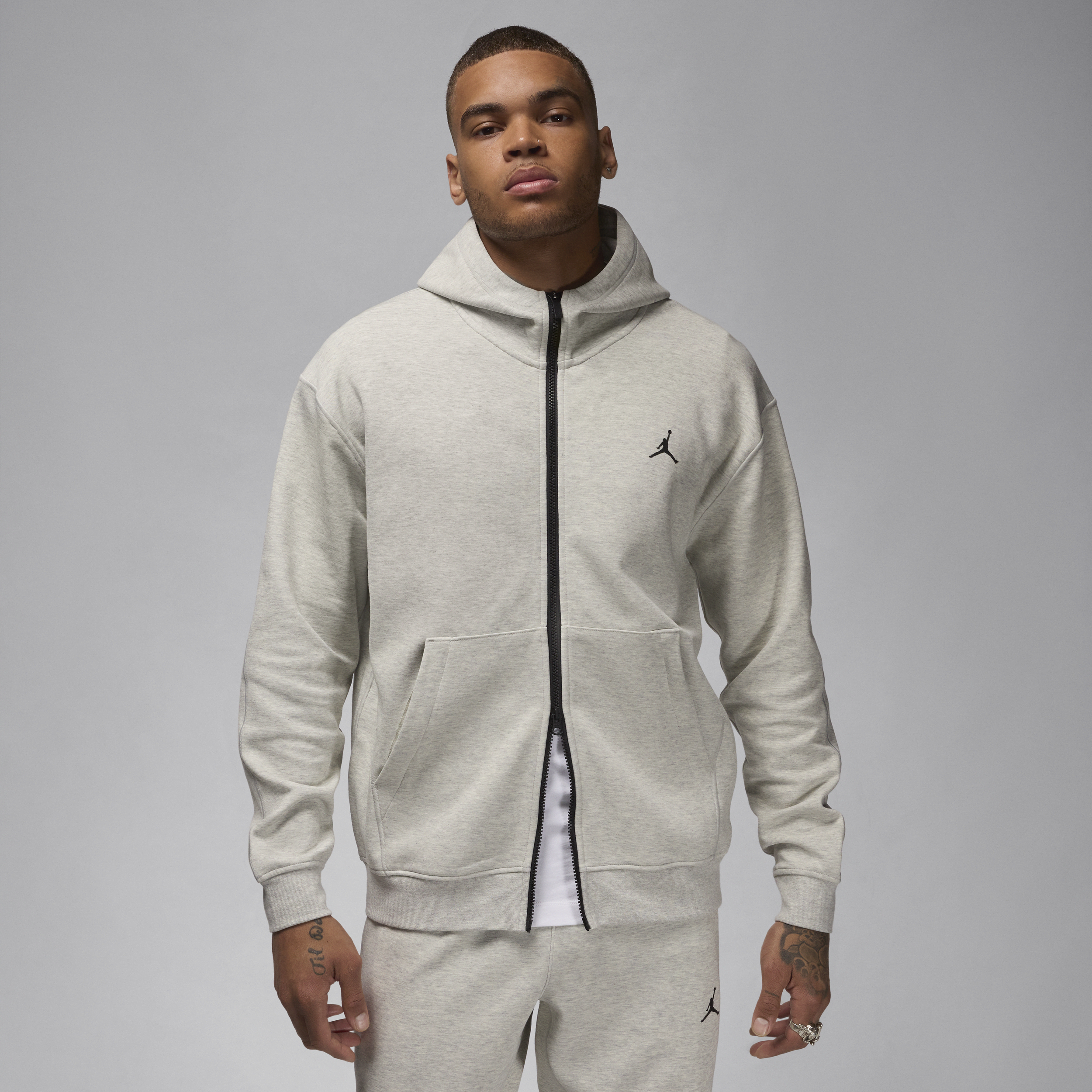 【ナイキ(NIKE)公式ストア】ジョーダン スポーツ フープ フリース メンズ Dri-FIT フルジップ パーカー FV8602-050 グレー 【ナイキ(NIKE)公式ストア】ジョーダン スポーツ フープ フリース メンズ Dri-FIT フルジップ パーカー FV8602-050 グレー
