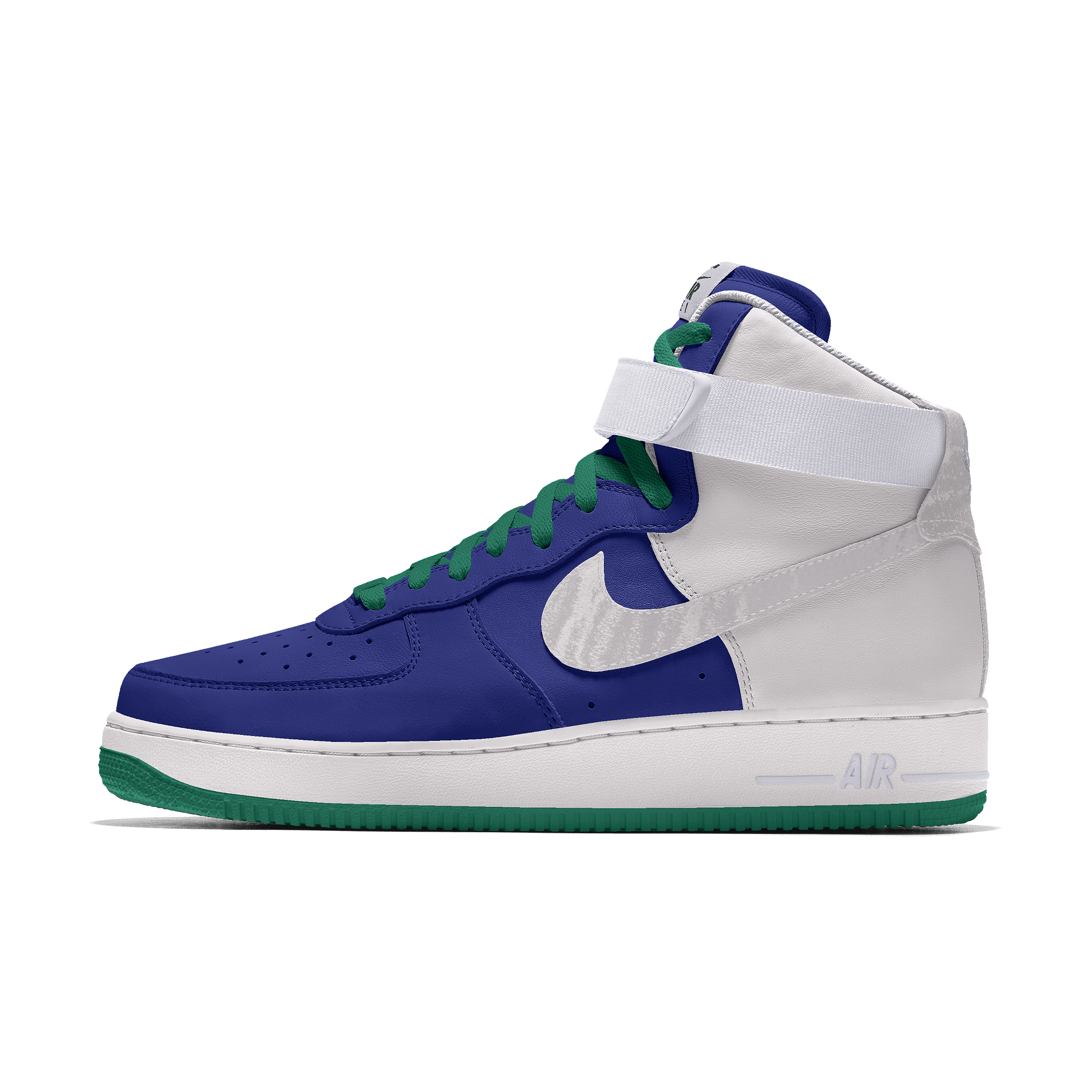 Scarpa personalizzabile Nike Air Force 1 High By You – Donna - Blu