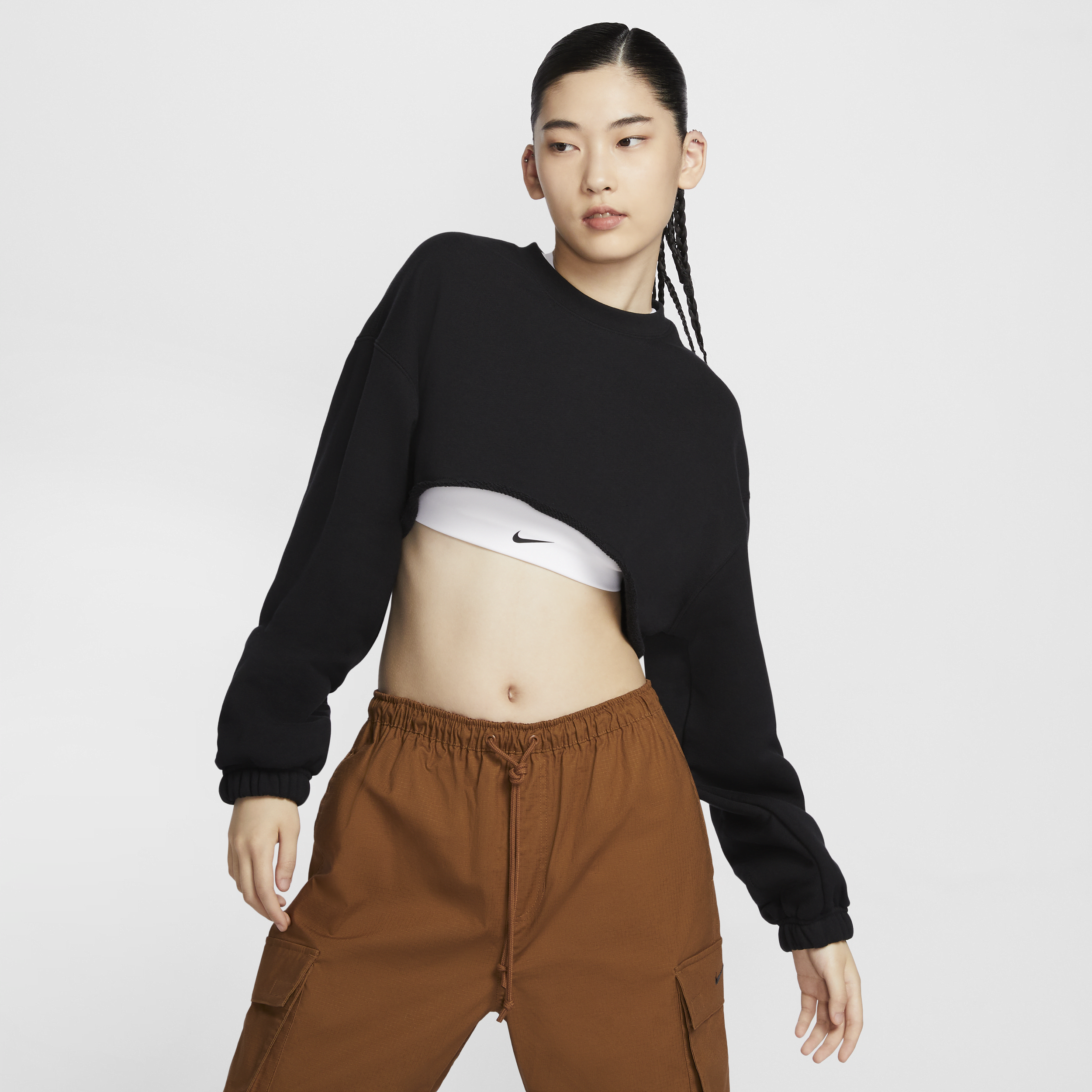 【ナイキ(NIKE)公式ストア】ナイキ スポーツウェア ウィメンズ オーバーサイズド フレンチテリー シュラッグ FV7510-010 ブラック 【ナイキ(NIKE)公式ストア】ナイキ スポーツウェア ウィメンズ オーバーサイズド フレンチテリー シュラッグ FV7510-010 ブラック