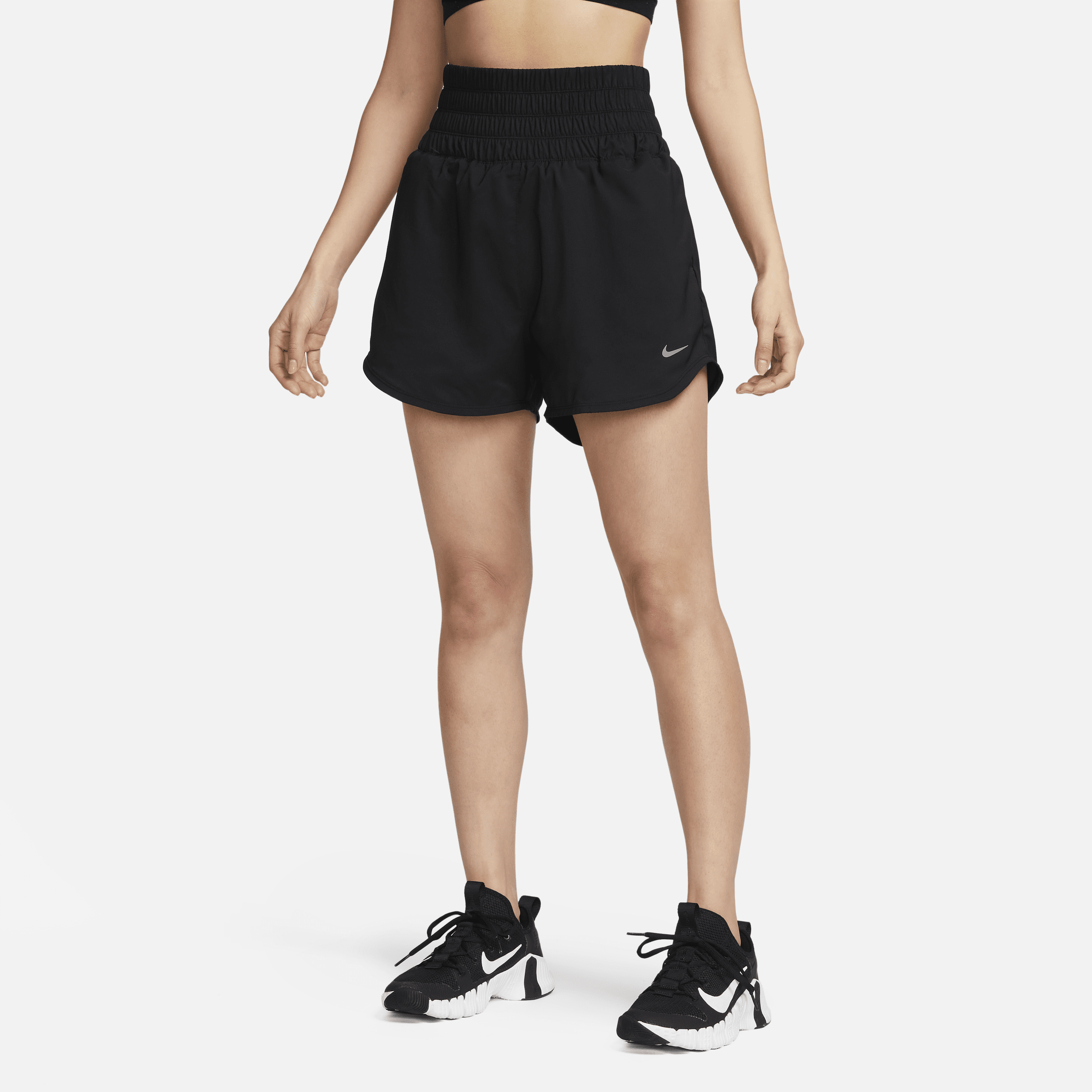 【ナイキ(NIKE)公式ストア】ナイキ Dri-FIT ワン ウィメンズ ウルトラ ハイウエスト 8cm ショートパンツ (インナー付き) DX6643-010 ブラック 【ナイキ(NIKE)公式ストア】ナイキ Dri-FIT ワン ウィメンズ ウルトラ ハイウエスト 8cm ショートパンツ (インナー付き) DX6643-010 ブラック