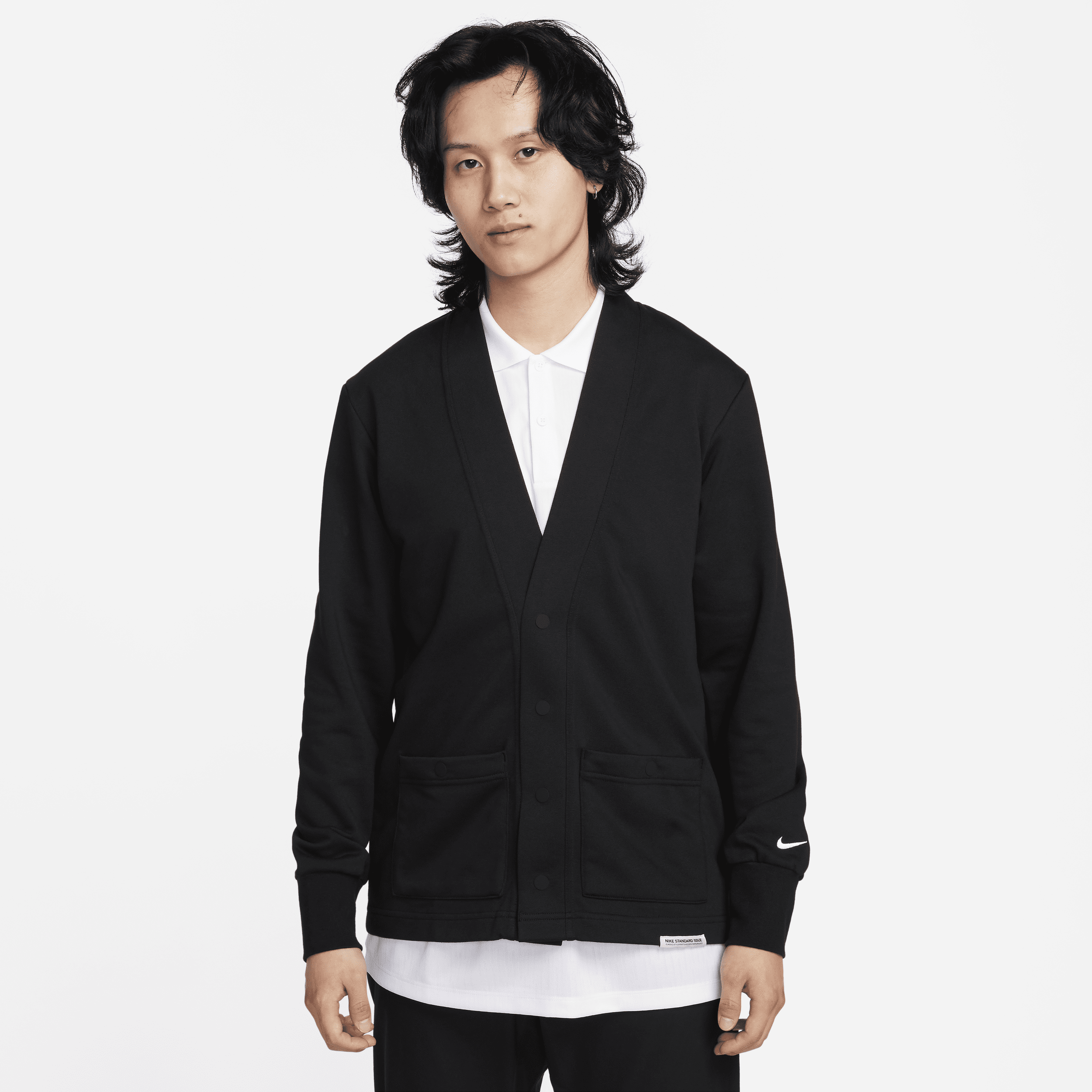 【ナイキ(NIKE)公式ストア】ナイキ Dri-FIT スタンダード イシュー メンズ ゴルフ カーディガン FB5465-010 ブラック 【ナイキ(NIKE)公式ストア】ナイキ Dri-FIT スタンダード イシュー メンズ ゴルフ カーディガン FB5465-010 ブラック