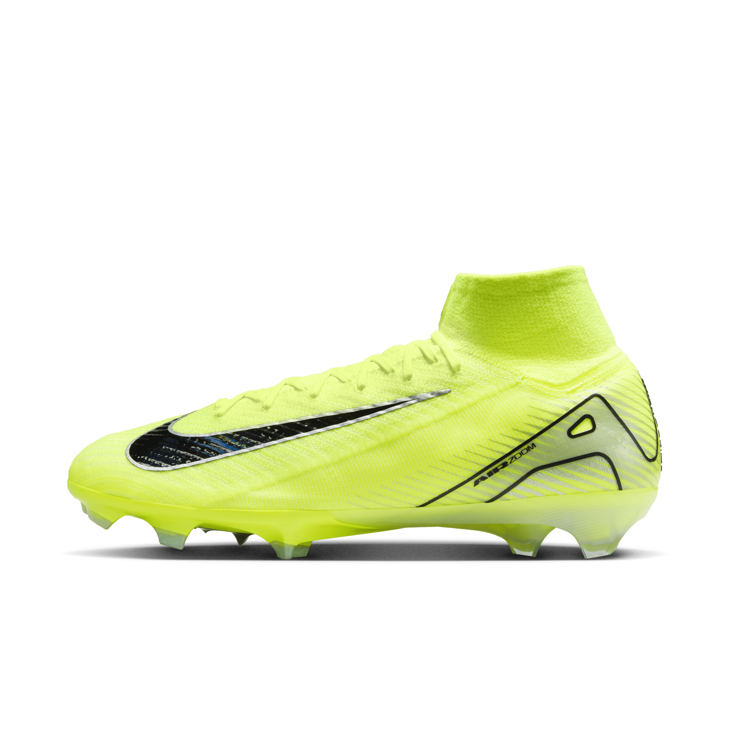 【ナイキ(NIKE)公式ストア】ナイキ マーキュリアル スーパーフライ 10 エリート FG ハイカット サッカースパイク FQ1454-700 イエロー 【ナイキ(NIKE)公式ストア】ナイキ マーキュリアル スーパーフライ 10 エリート FG ハイカット サッカースパイク FQ1454-700 イエロー