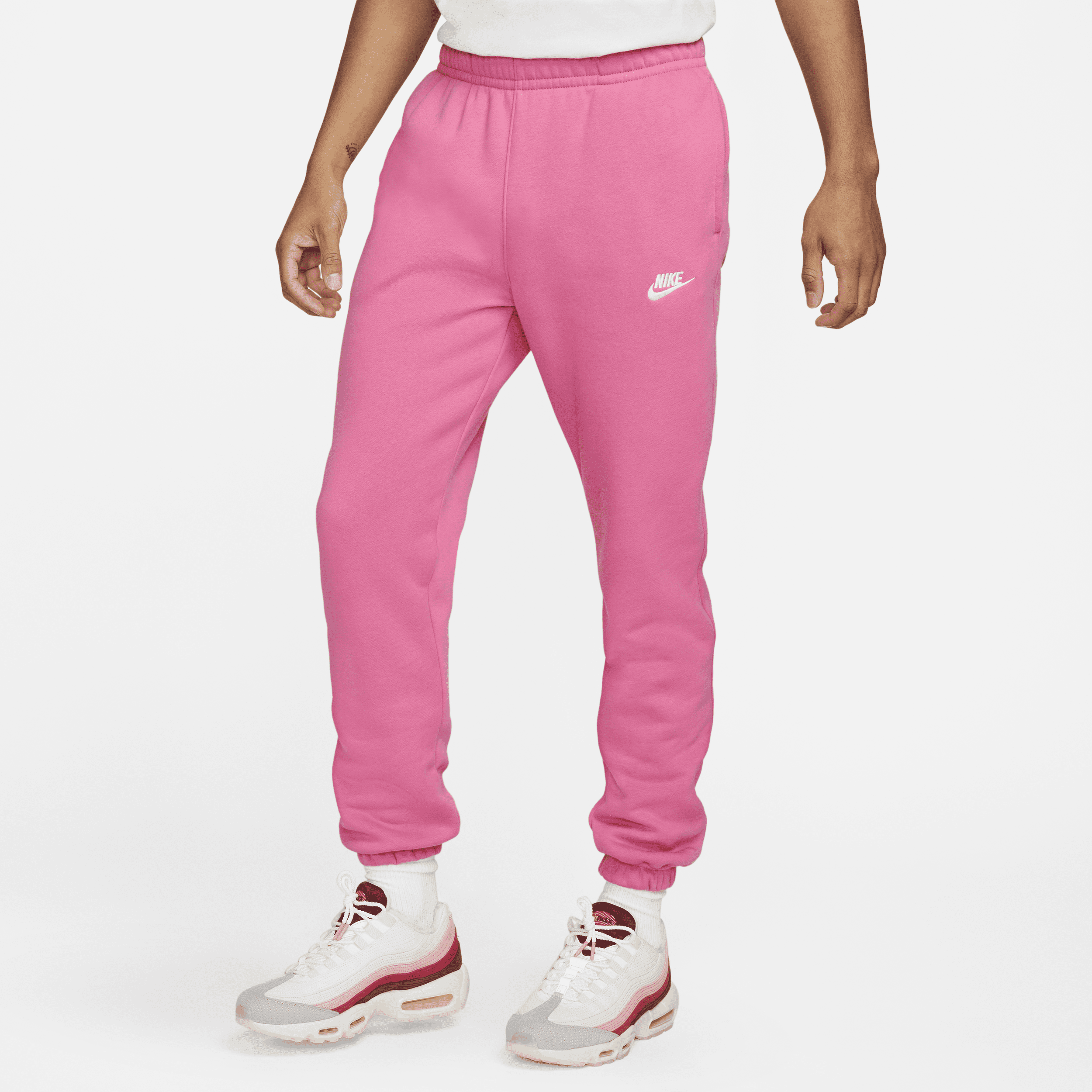 Pink nike cheap pants mens