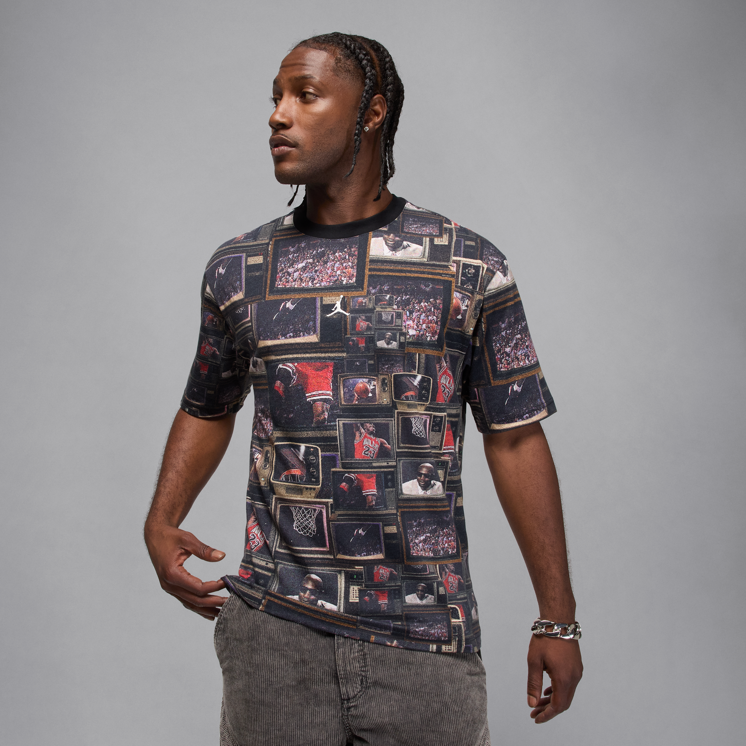 【ナイキ(NIKE)公式ストア】ジョーダン ブルックリン メンズ プリント Tシャツ HQ8946-010 ブラック 【ナイキ(NIKE)公式ストア】ジョーダン ブルックリン メンズ プリント Tシャツ HQ8946-010 ブラック