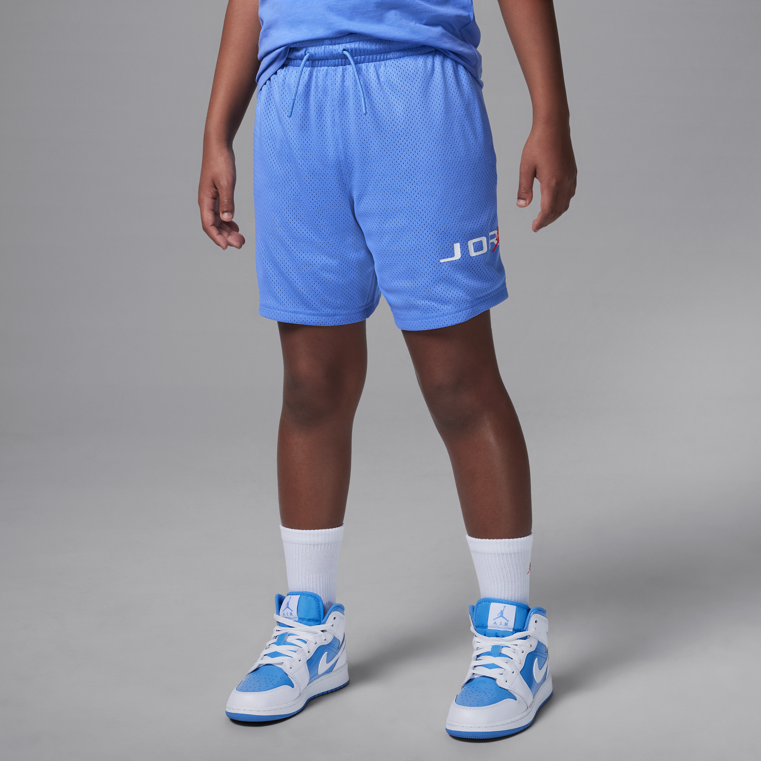 【ナイキ(NIKE)公式ストア】ジョーダン Dri-FIT ジュニア ベースライン メッシュ ショートパンツ IB8367-494 ブルー 【ナイキ(NIKE)公式ストア】ジョーダン Dri-FIT ジュニア ベースライン メッシュ ショートパンツ IB8367-494 ブルー