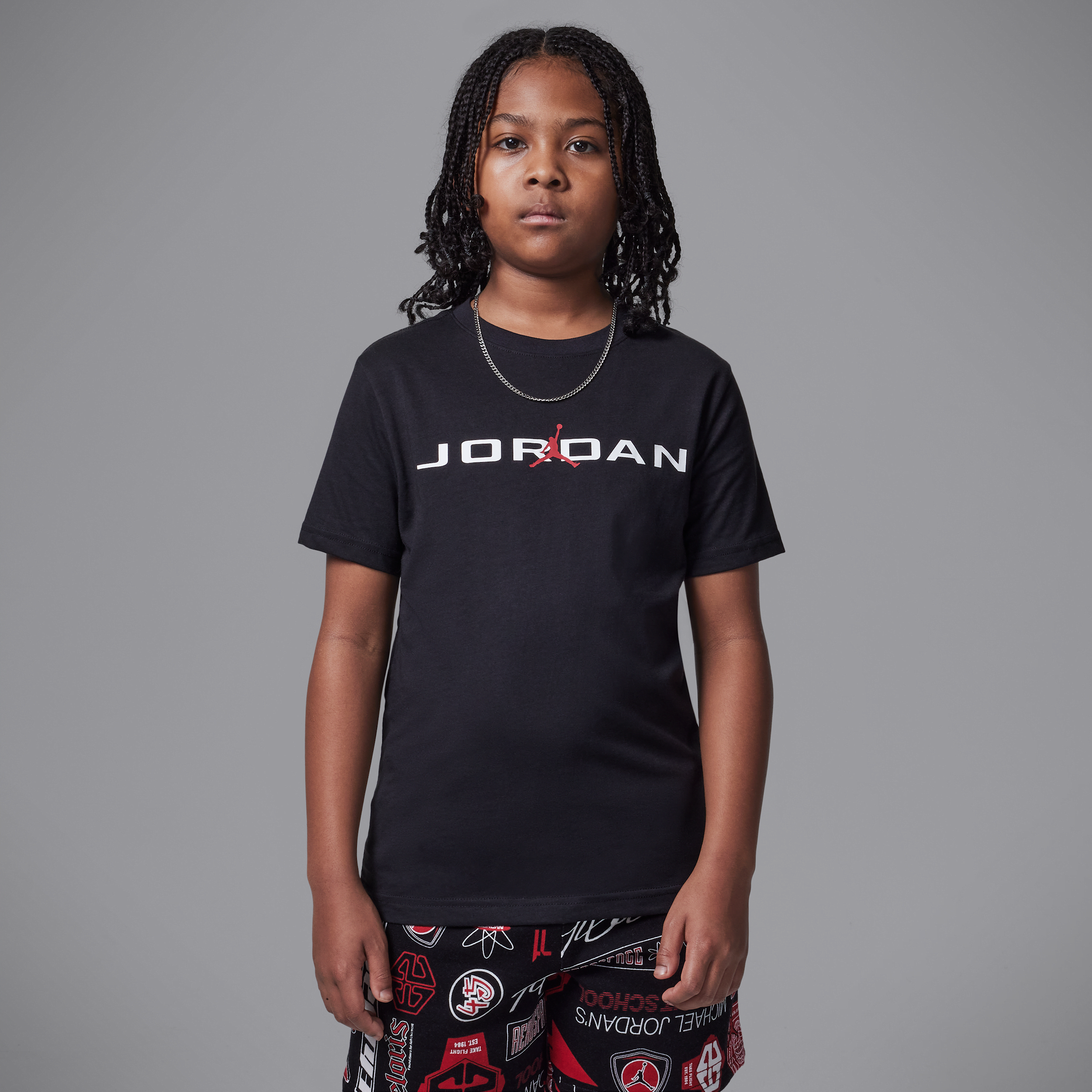 【ナイキ(NIKE)公式ストア】ジョーダン ジュニア エア ストレッチ Tシャツ IF3729-010 ブラック 【ナイキ(NIKE)公式ストア】ジョーダン ジュニア エア ストレッチ Tシャツ IF3729-010 ブラック