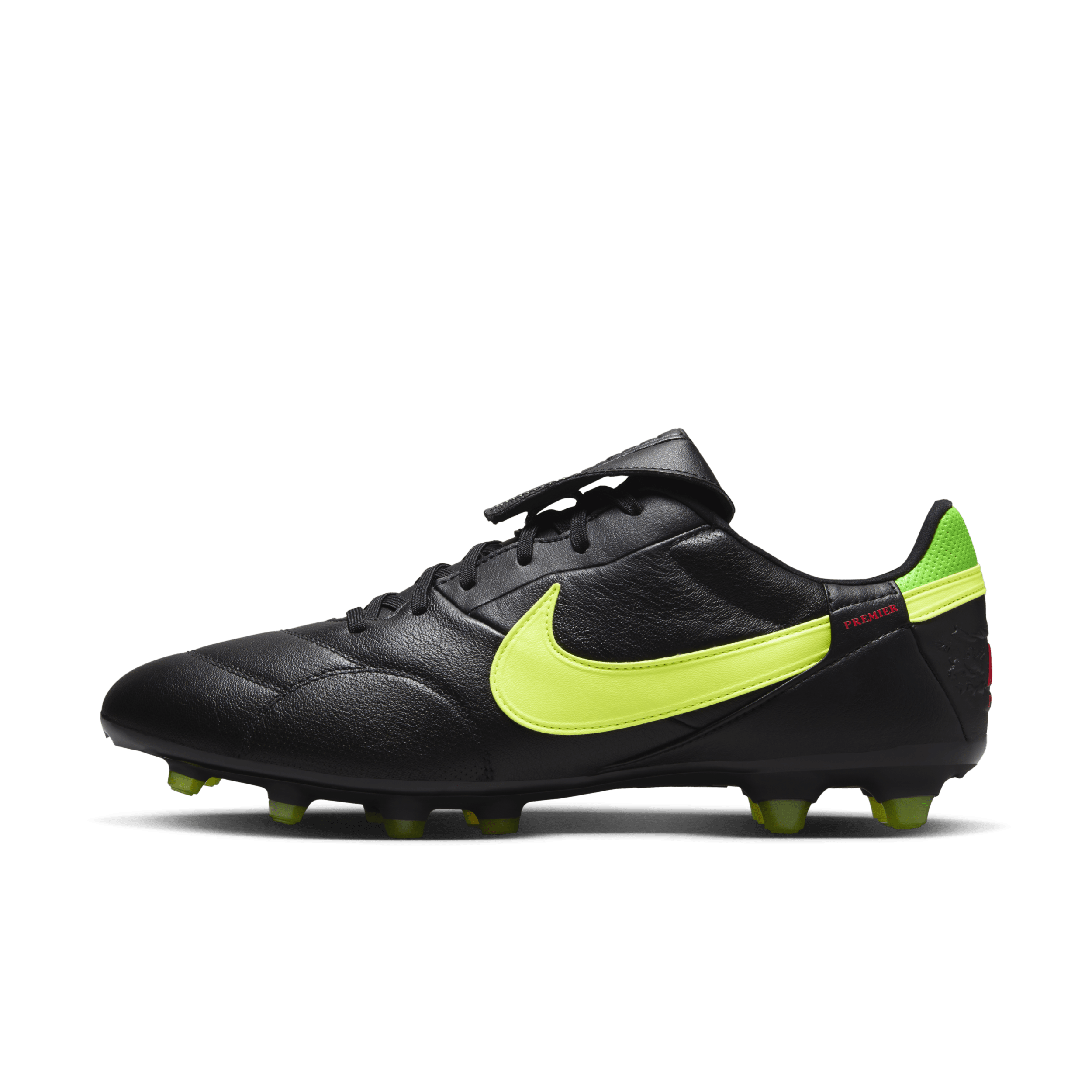 NikePremier 3 low-top voetbalschoenen (stevige ondergronden) - Zwart