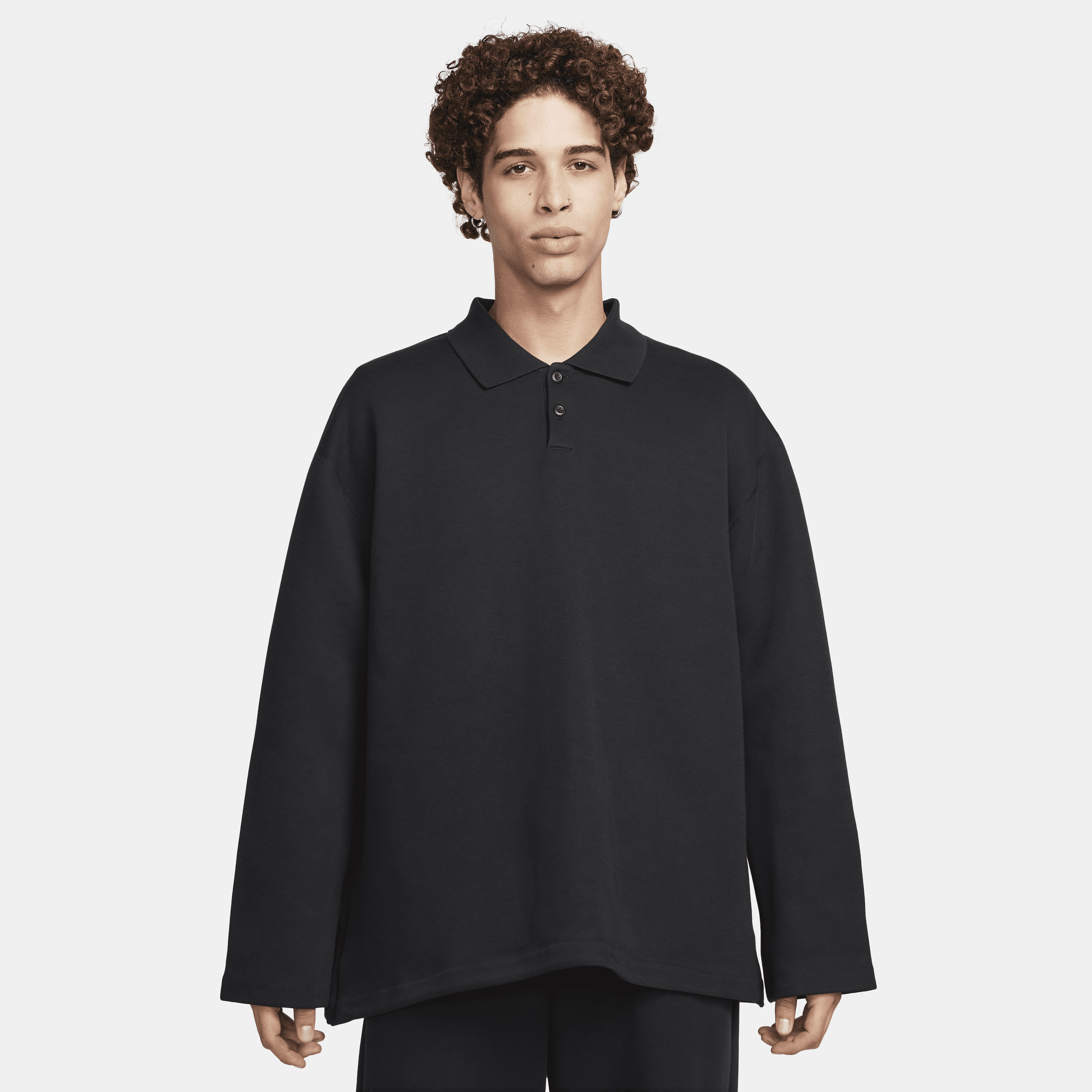Nike Tech Fleece Reimagined Polo - Hombre - Negro