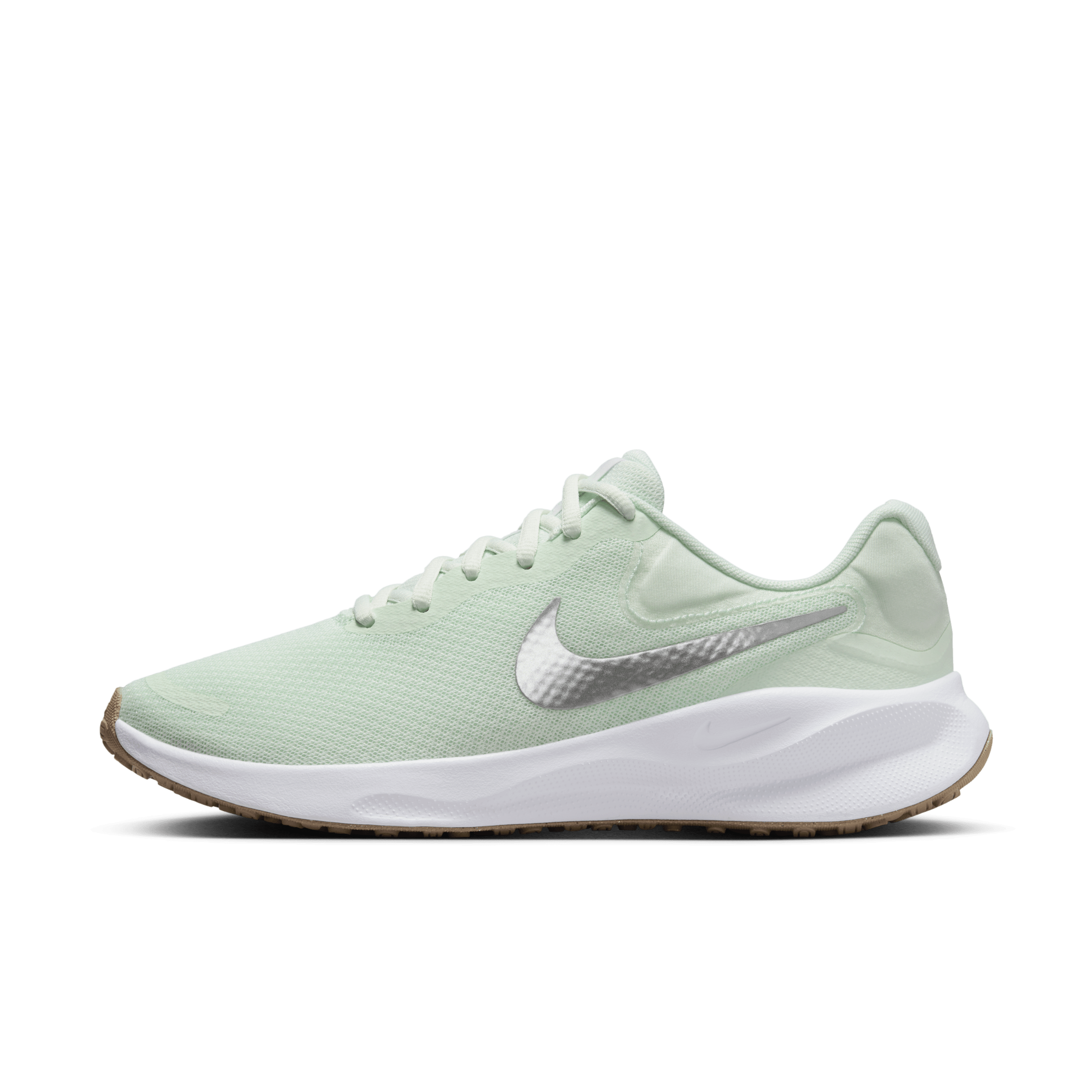 Nike Revolution 7 hardloopschoenen voor dames (straat) - Groen