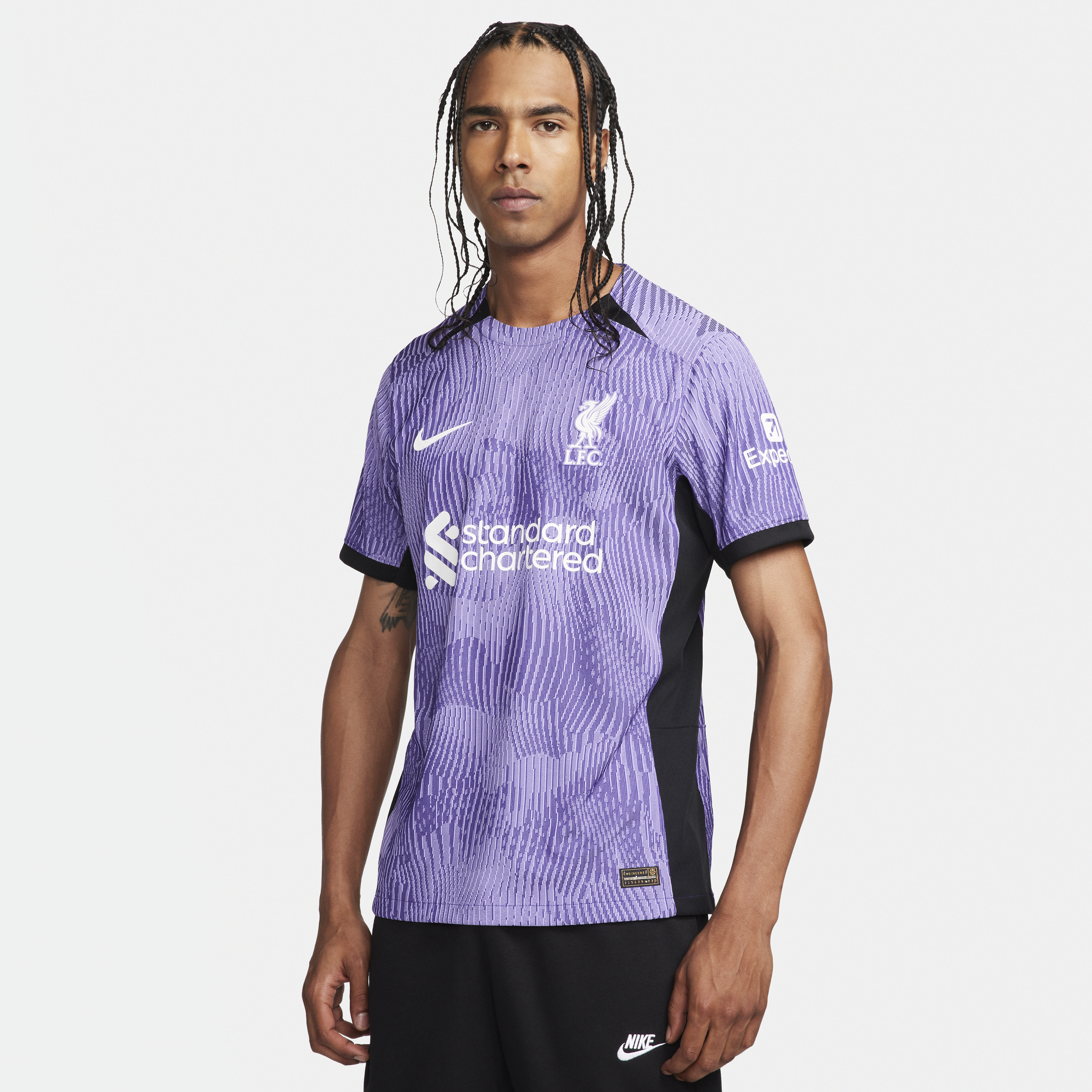 Liverpool FC 2023/24 Match Third-Nike Dri-FIT ADV-fodboldtrøje til mænd - lilla