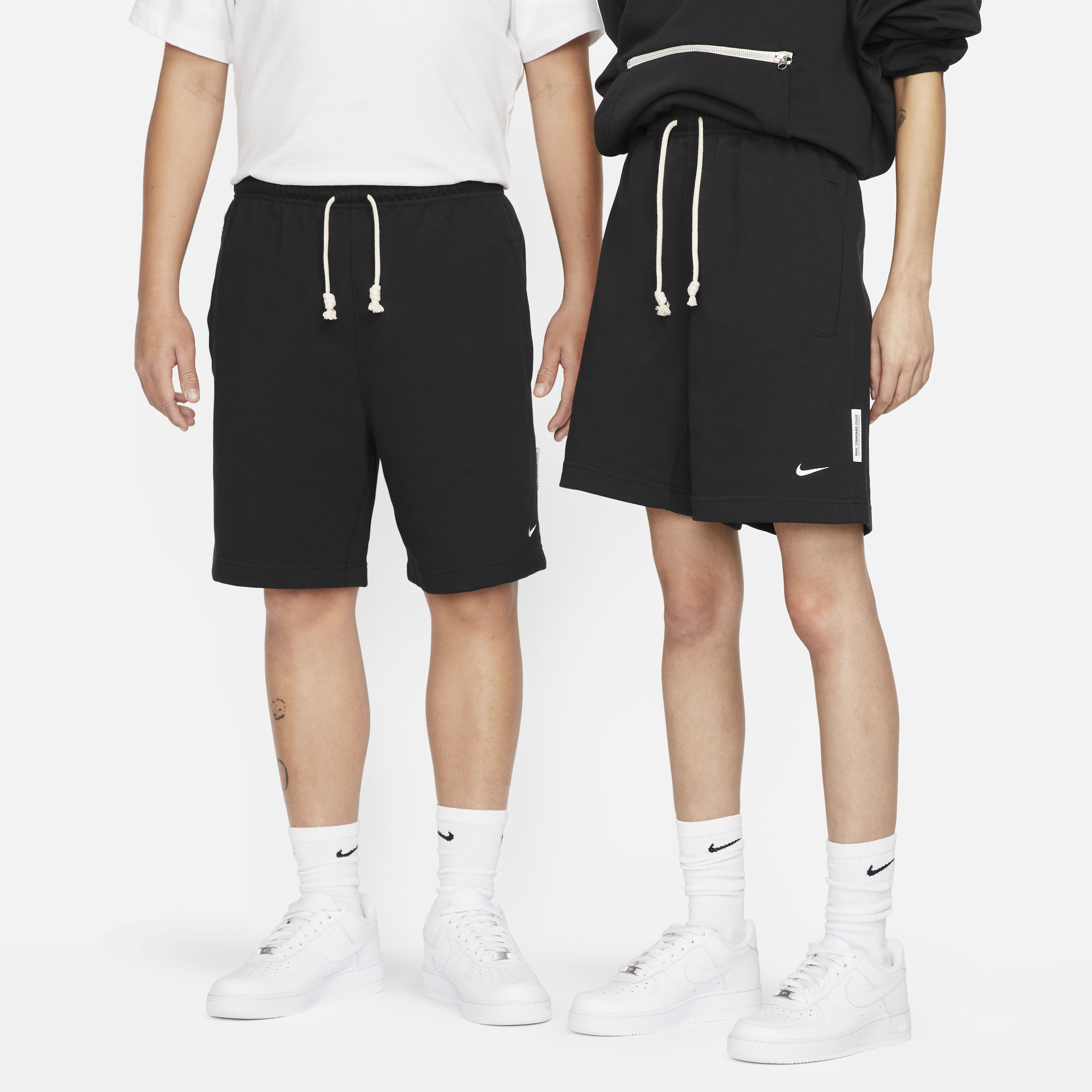 Nike Standard Issue Dri-FIT-hættetrøje (20 cm) til mænd basketballshorts - sort