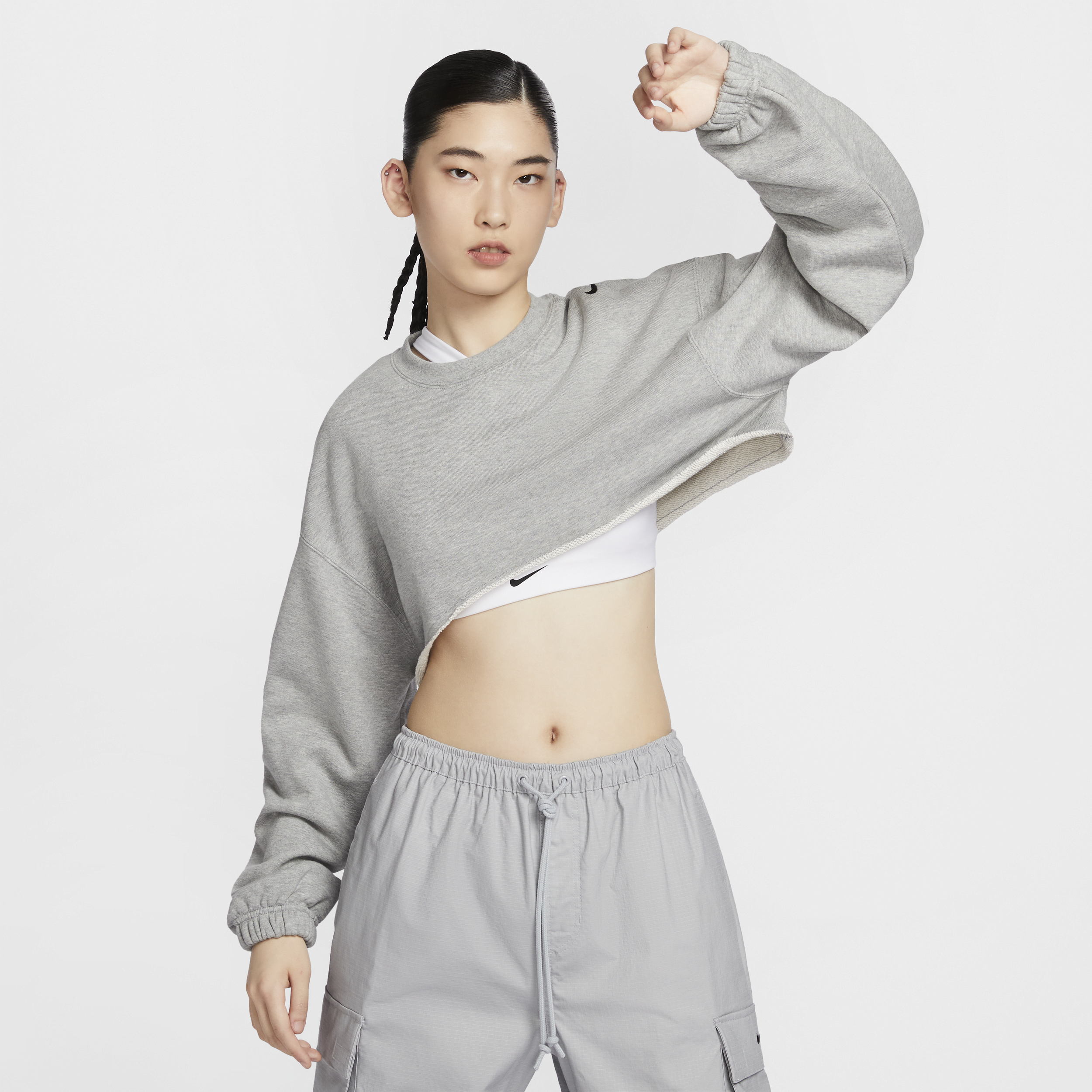 【ナイキ(NIKE)公式ストア】ナイキ スポーツウェア ウィメンズ オーバーサイズド フレンチテリー シュラッグ FV7510-063 グレー 【ナイキ(NIKE)公式ストア】ナイキ スポーツウェア ウィメンズ オーバーサイズド フレンチテリー シュラッグ FV7510-063 グレー