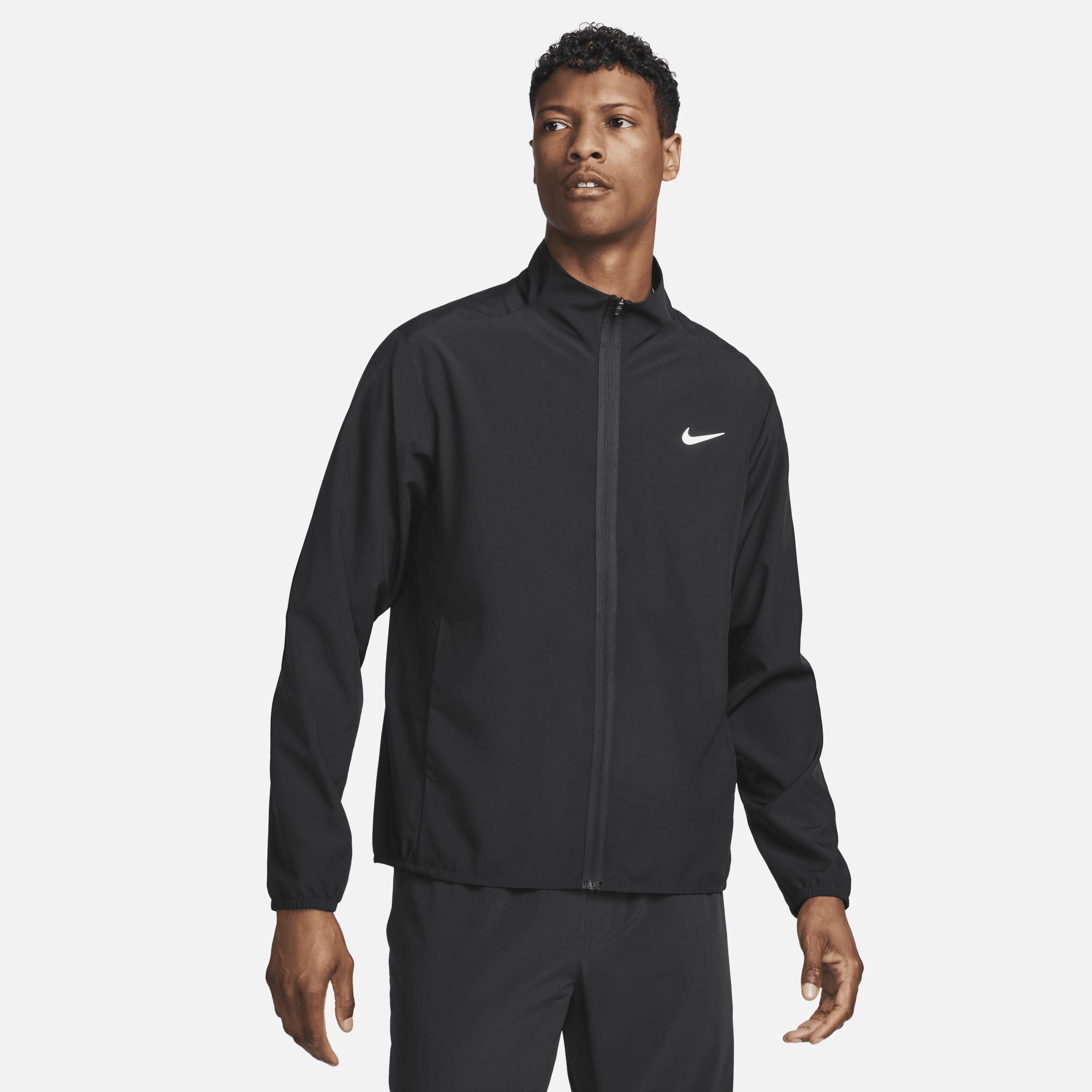 Alsidig Nike Form Dri-FIT-jakke til mænd - sort