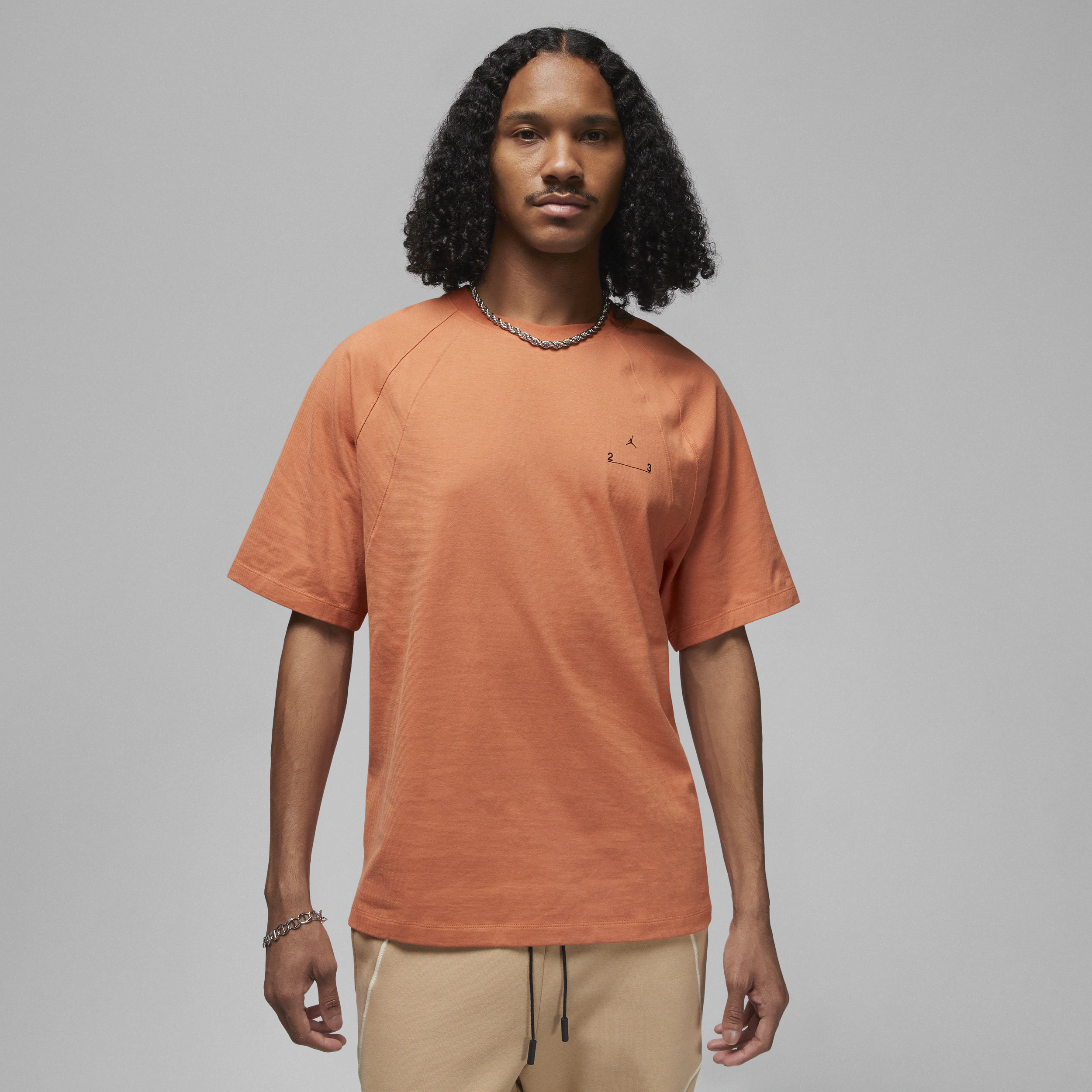 Jordan 23 Engineered T-shirt voor heren - Oranje