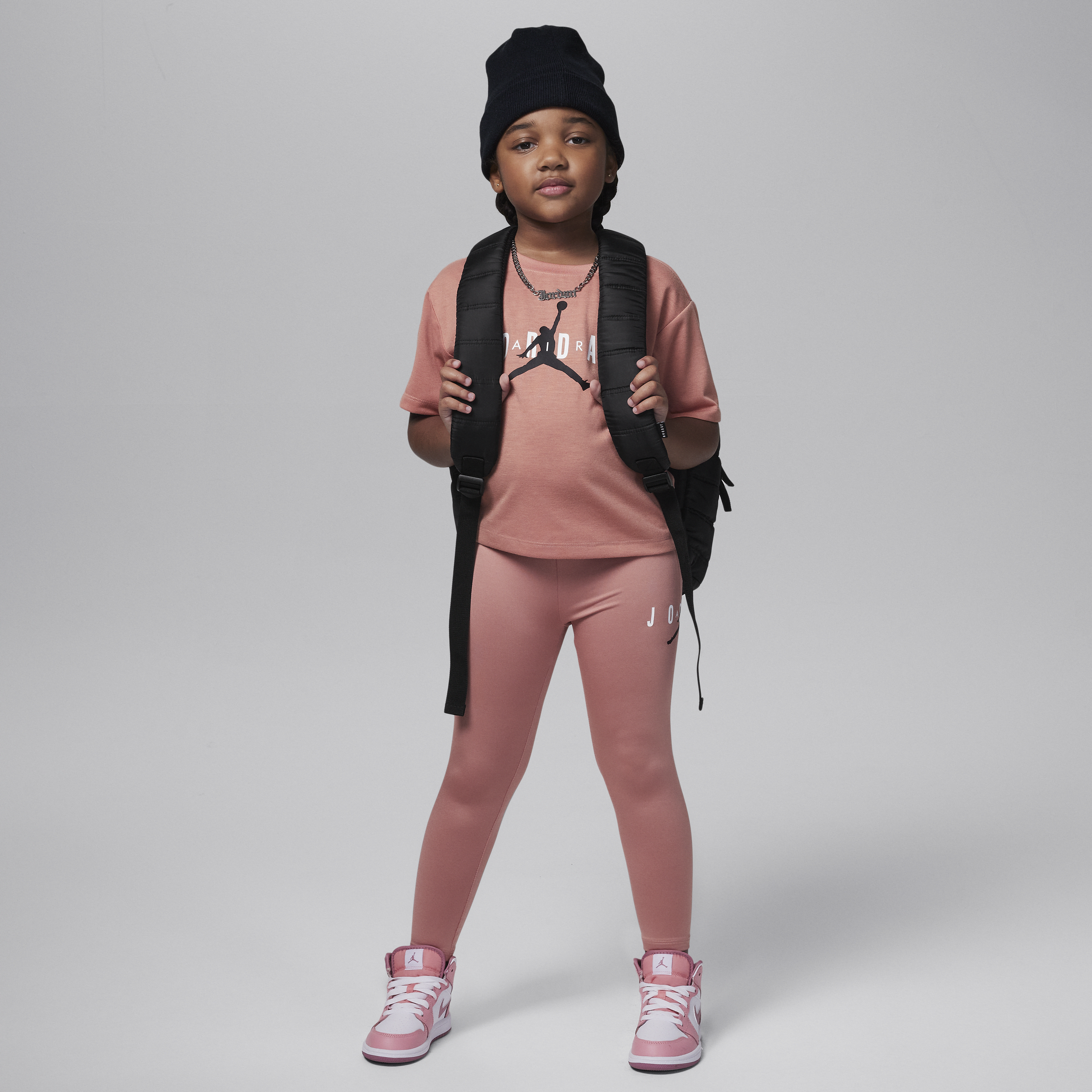 Nike Completo con leggings sostenibili Jordan – Bambino/a - Rosa