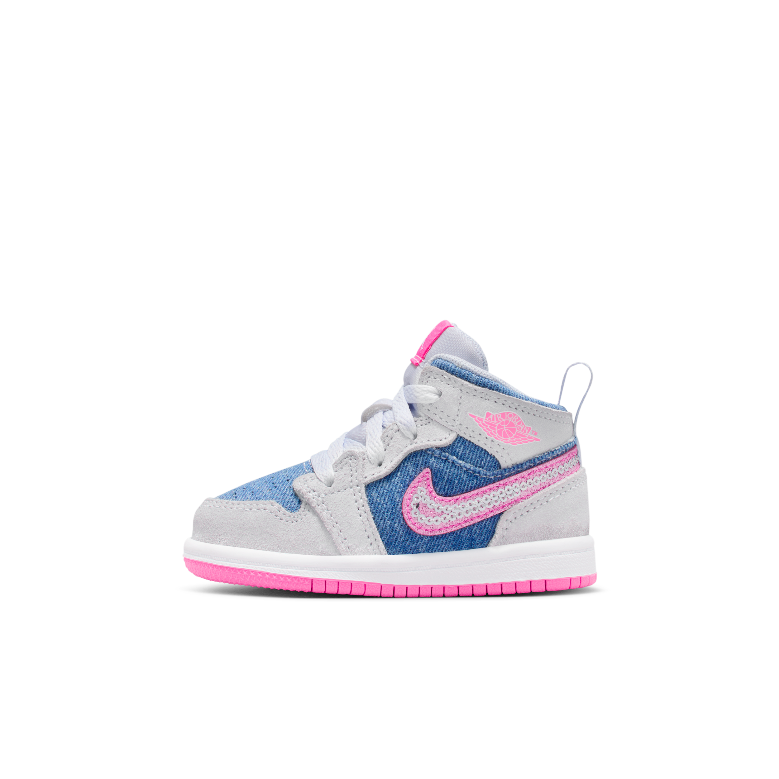 【ナイキ(NIKE)公式ストア】ジョーダン 1 MID SE ベビーシューズ HQ2000-400 ブルー 【ナイキ(NIKE)公式ストア】ジョーダン 1 MID SE ベビーシューズ HQ2000-400 ブルー
