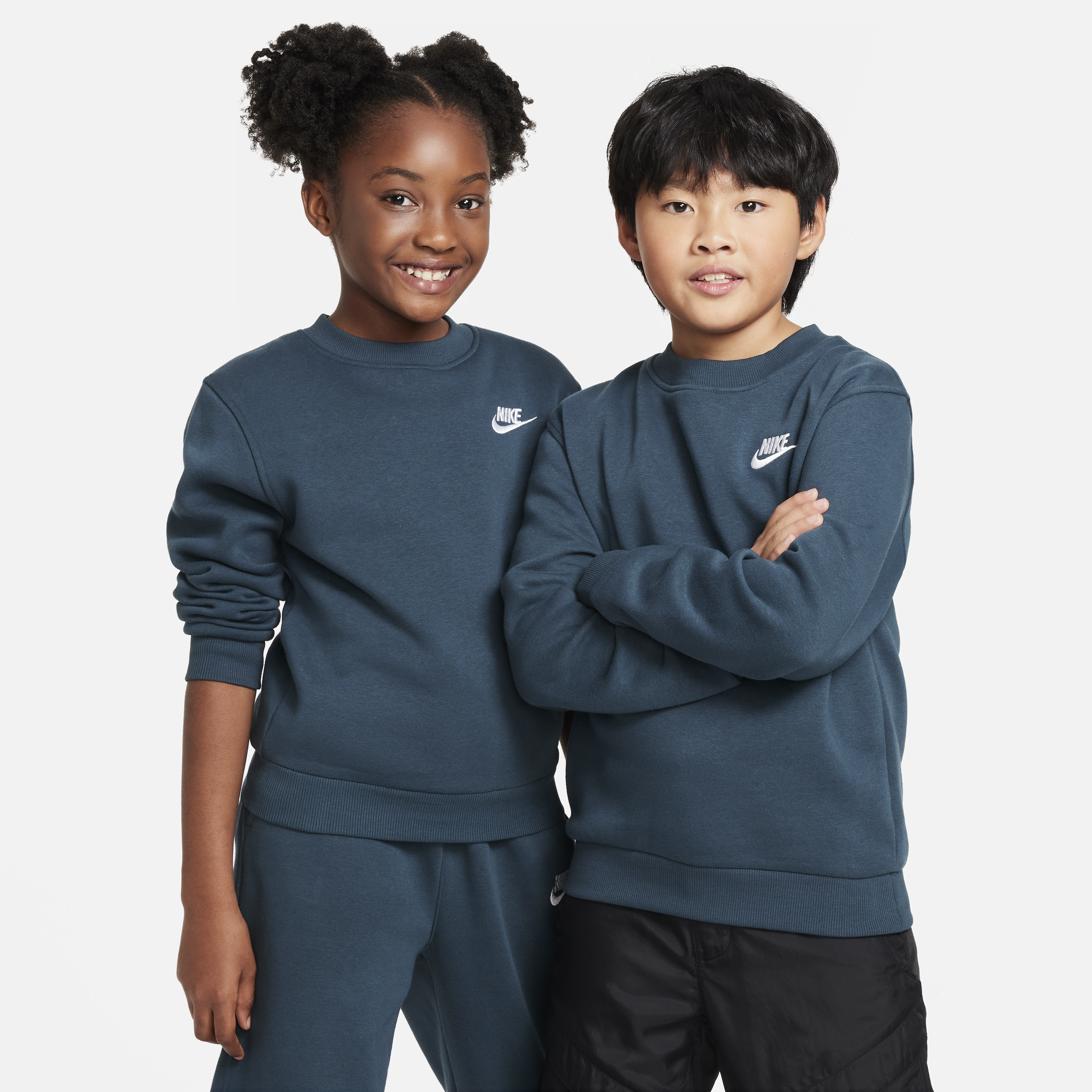 Nike Sportswear Club Fleece-sweatshirt til større børn - grøn