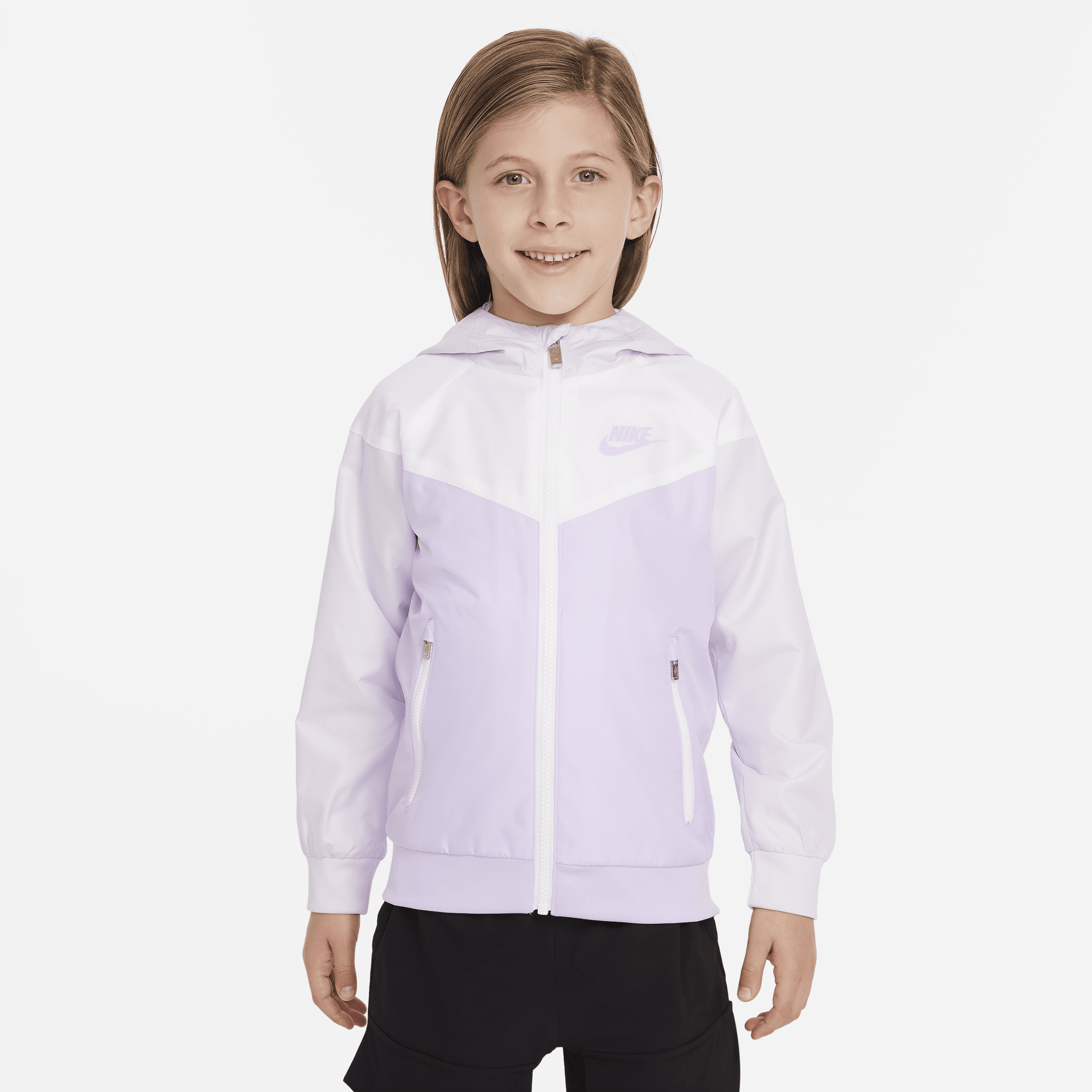 【ナイキ(NIKE)公式ストア】ナイキ スポーツウェア ウィンドランナー リトルキッズ フルジップ ジャケット HA3307-556 パープル 【ナイキ(NIKE)公式ストア】ナイキ スポーツウェア ウィンドランナー リトルキッズ フルジップ ジャケット HA3307-556 パープル
