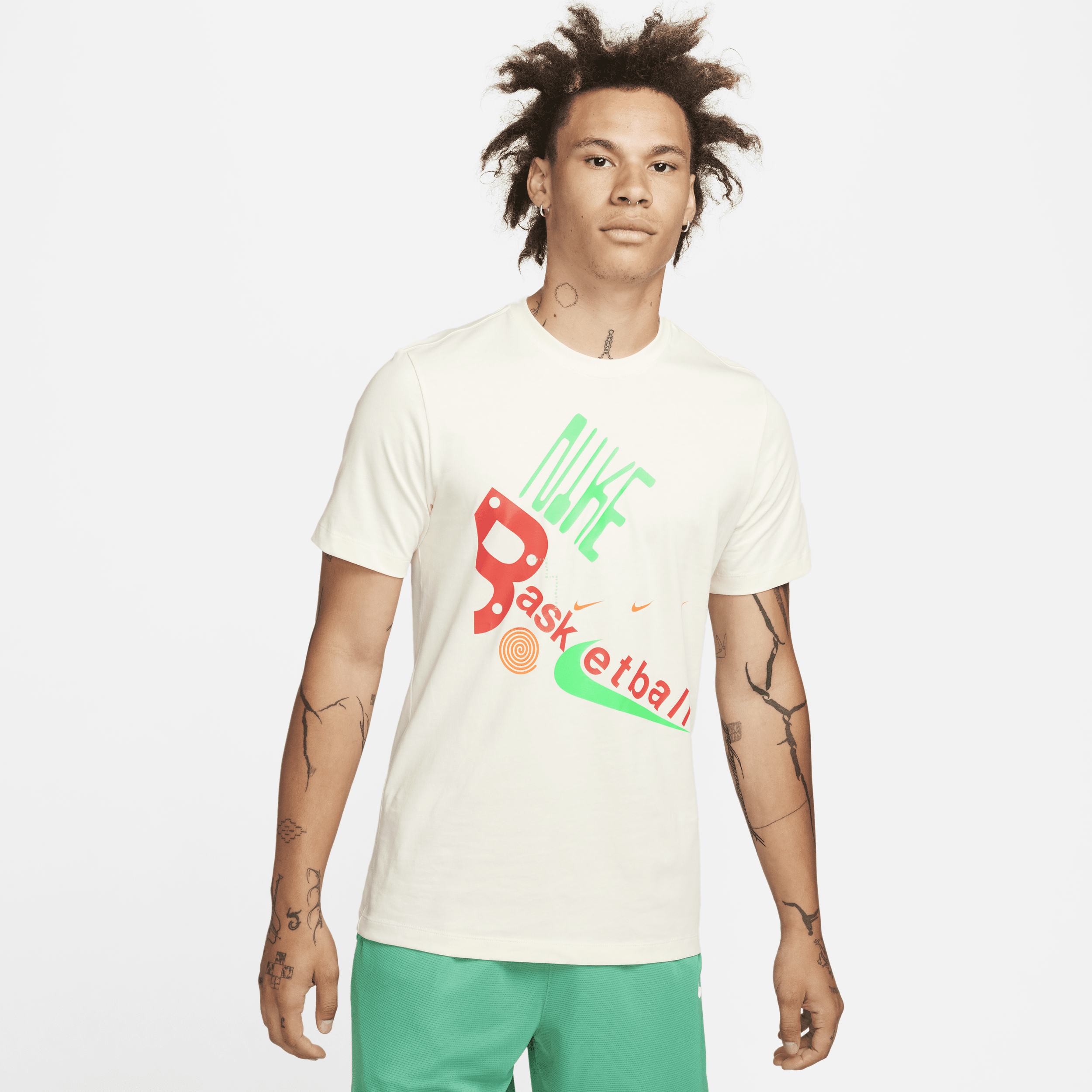 Nike Swoosh-T-shirt til mænd - hvid