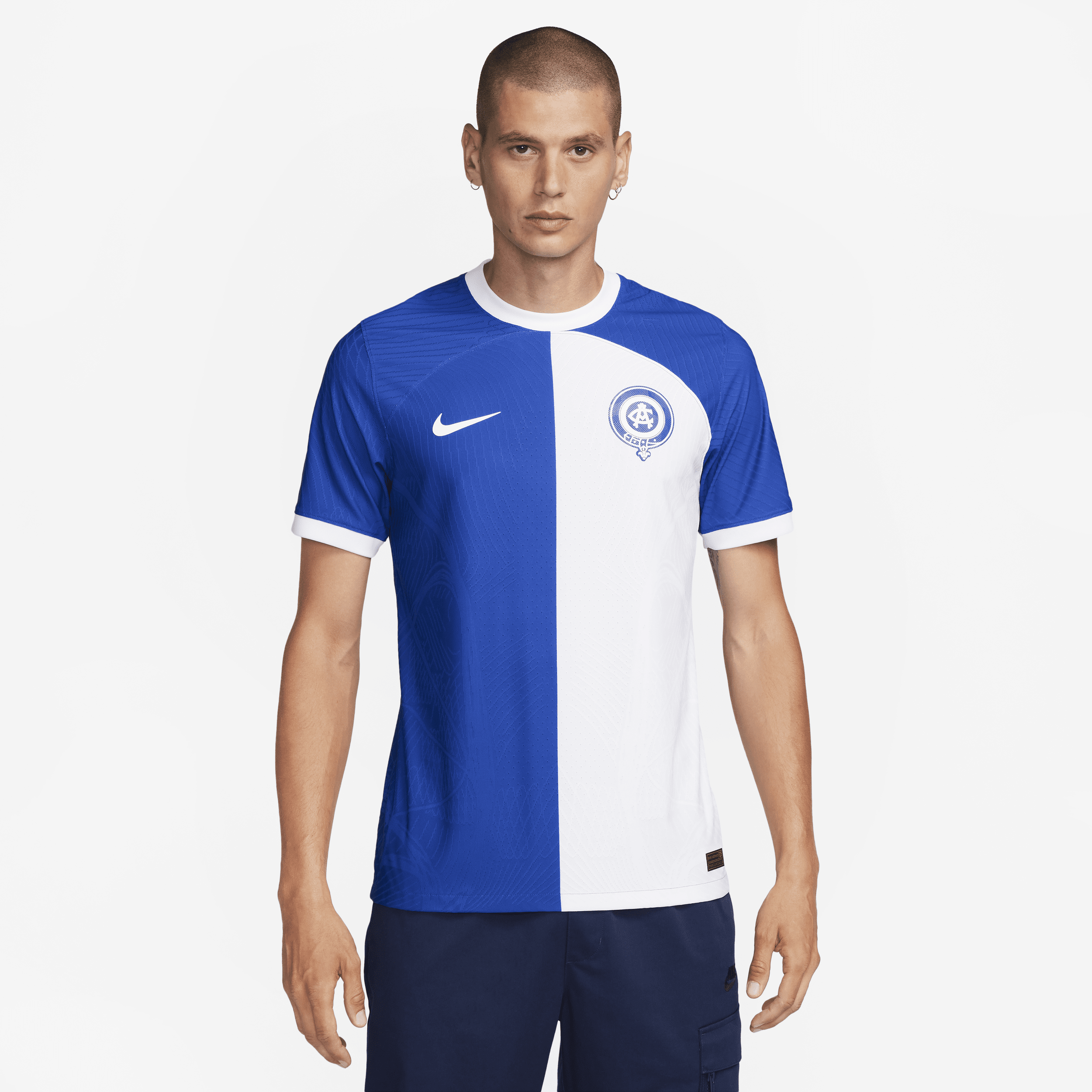 Club Atlético de Madrid 2023/24 Match Away Nike Dri-FIT ADV-fodbold trøje til mænd - blå