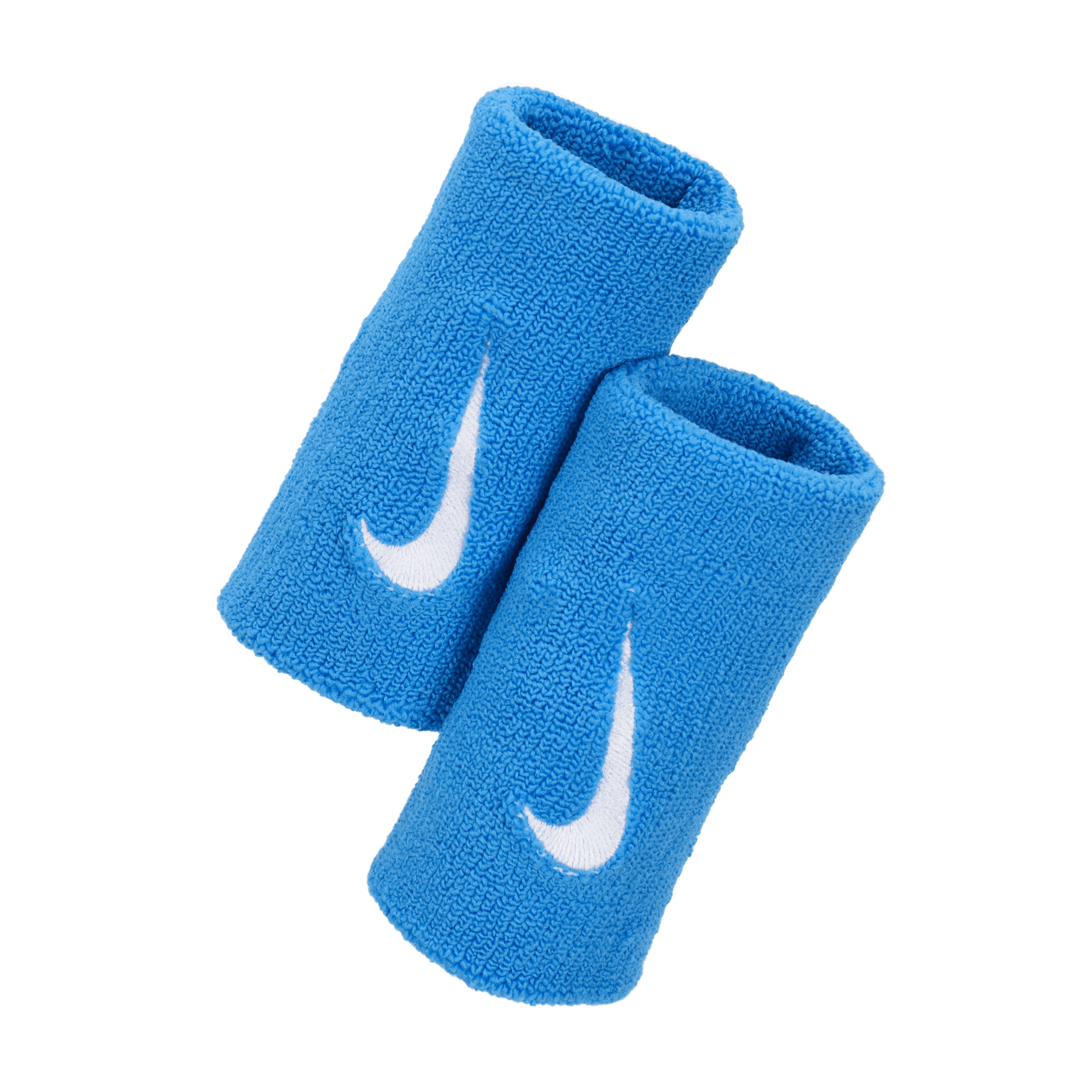 NikeCourt Premier Extra brede tennispolsbandjes - Blauw