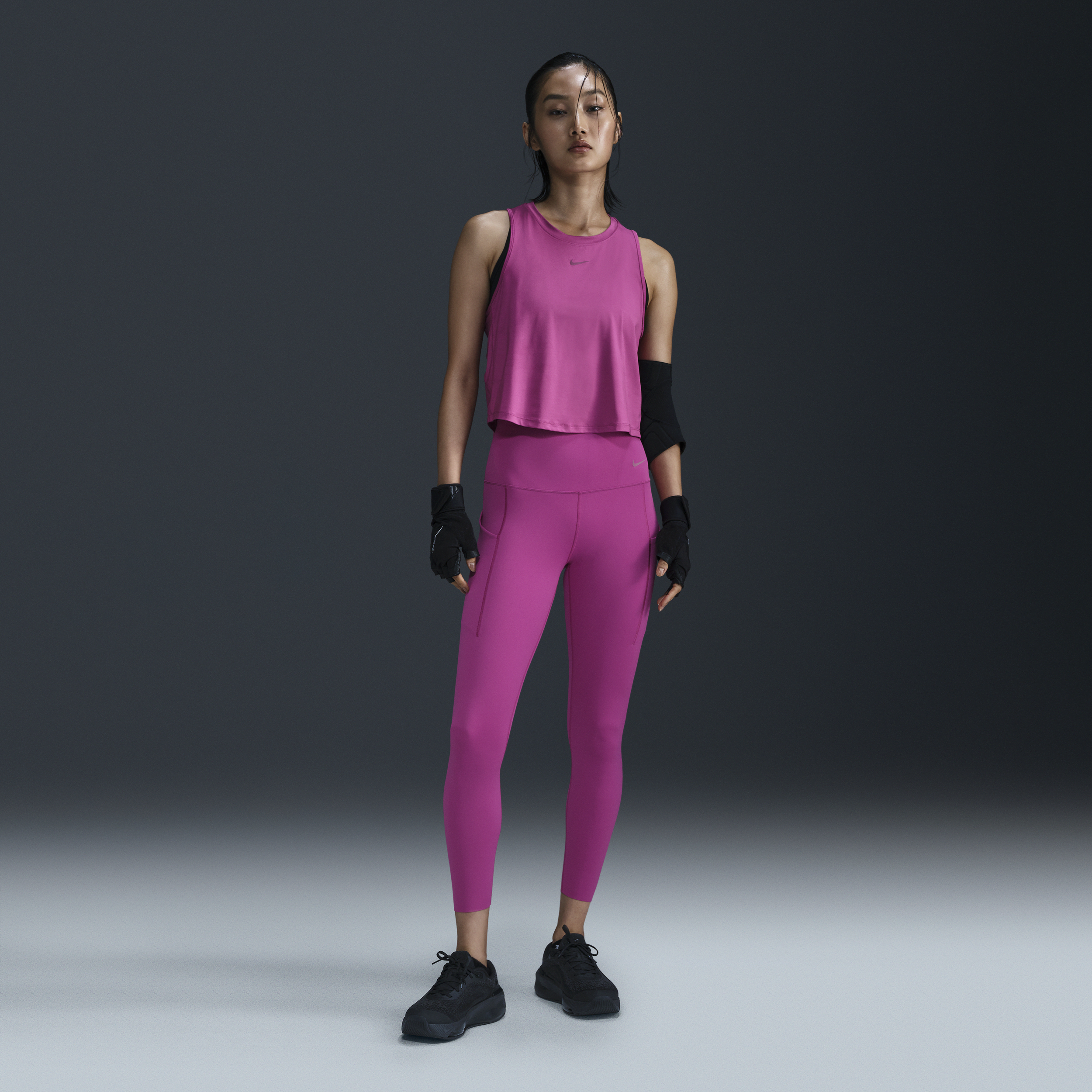 【ナイキ(NIKE)公式ストア】ナイキ ユニバーサ ウィメンズ ミディアムサポート ハイウエスト 7/8 レギンス ポケット付き DQ5898-518 パープル 【ナイキ(NIKE)公式ストア】ナイキ ユニバーサ ウィメンズ ミディアムサポート ハイウエスト 7/8 レギンス ポケット付き DQ5898-518 パープル