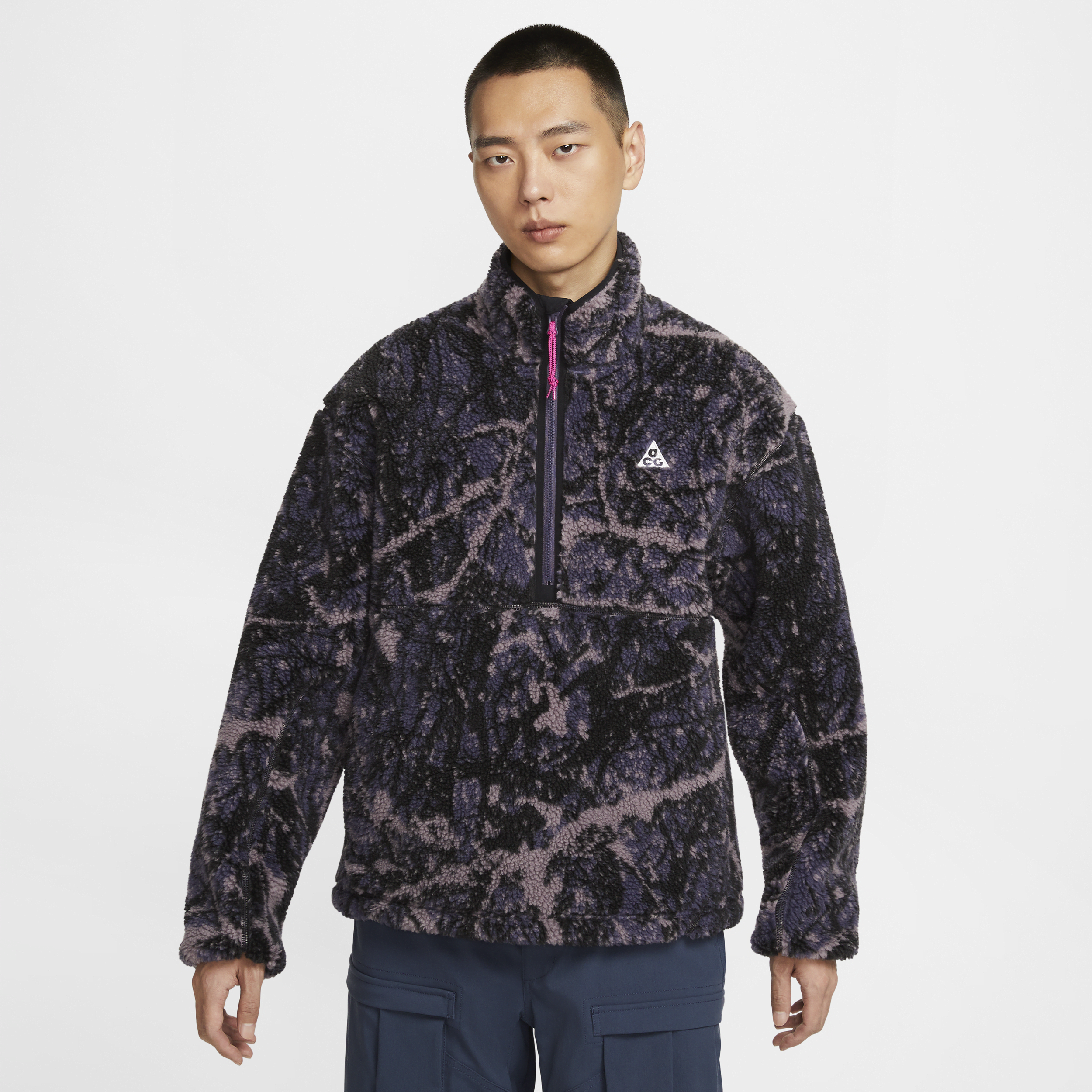 【ナイキ(NIKE)公式ストア】ナイキ ACG "Canwell Glacier" メンズ Therma-FIT ADV 防風 ハーフジップ トップ FZ8623-573 パープル 【ナイキ(NIKE)公式ストア】ナイキ ACG "Canwell Glacier" メンズ Therma-FIT ADV 防風 ハーフジップ トップ FZ8623-573 パープル