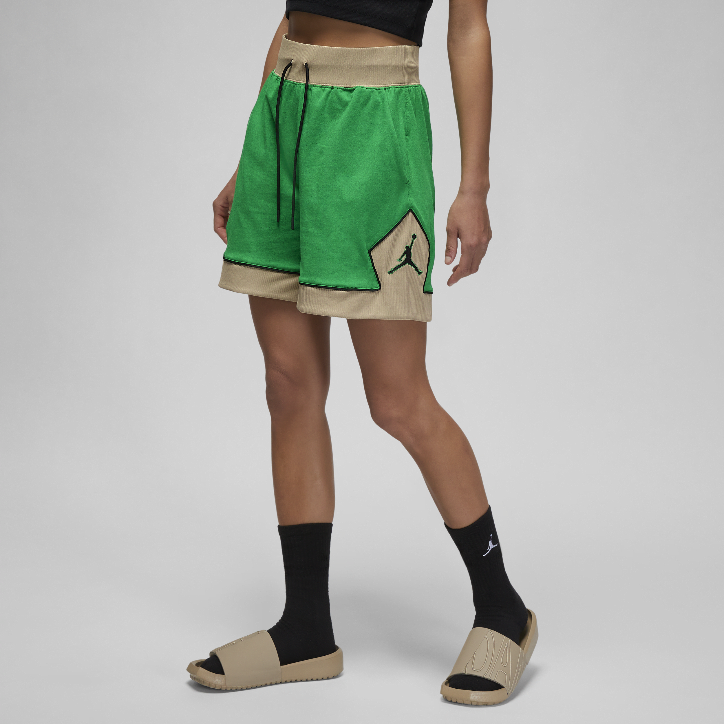 Jordan-diamond-shorts til kvinder - grøn