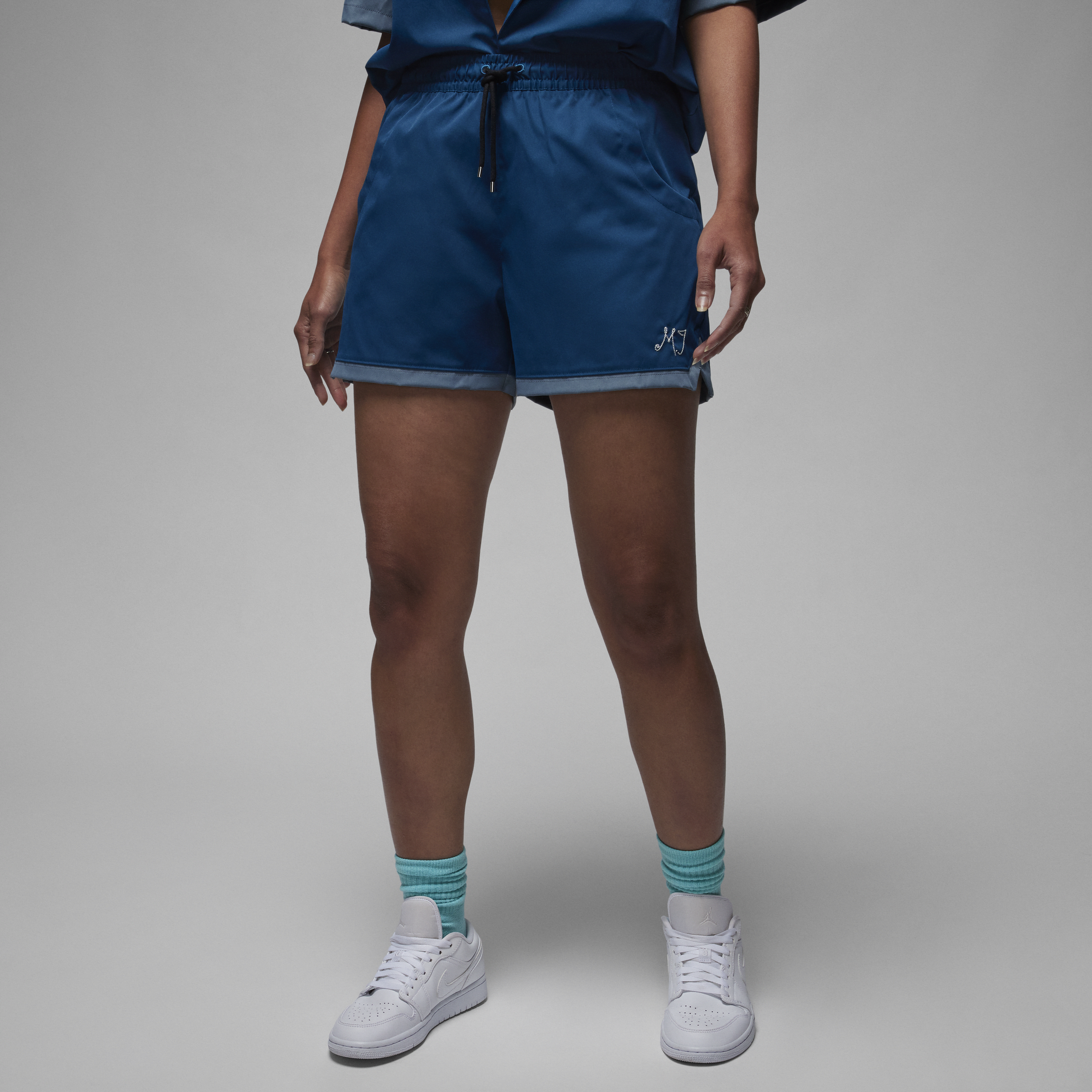 Nike Vævede Jordan-shorts til kvinder - blå