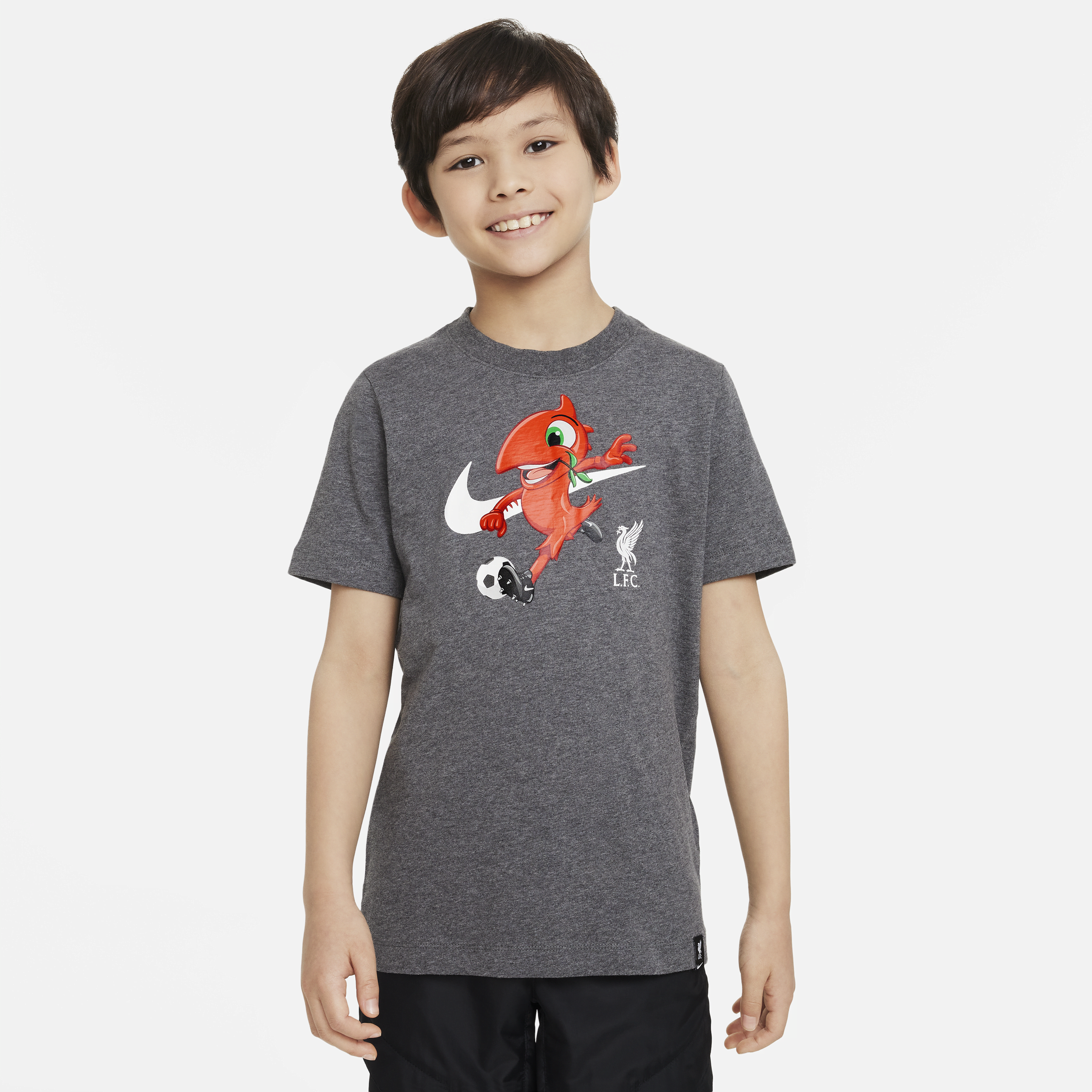 Liverpool FC Mascot Camiseta Nike Football - Niño/a - Gris