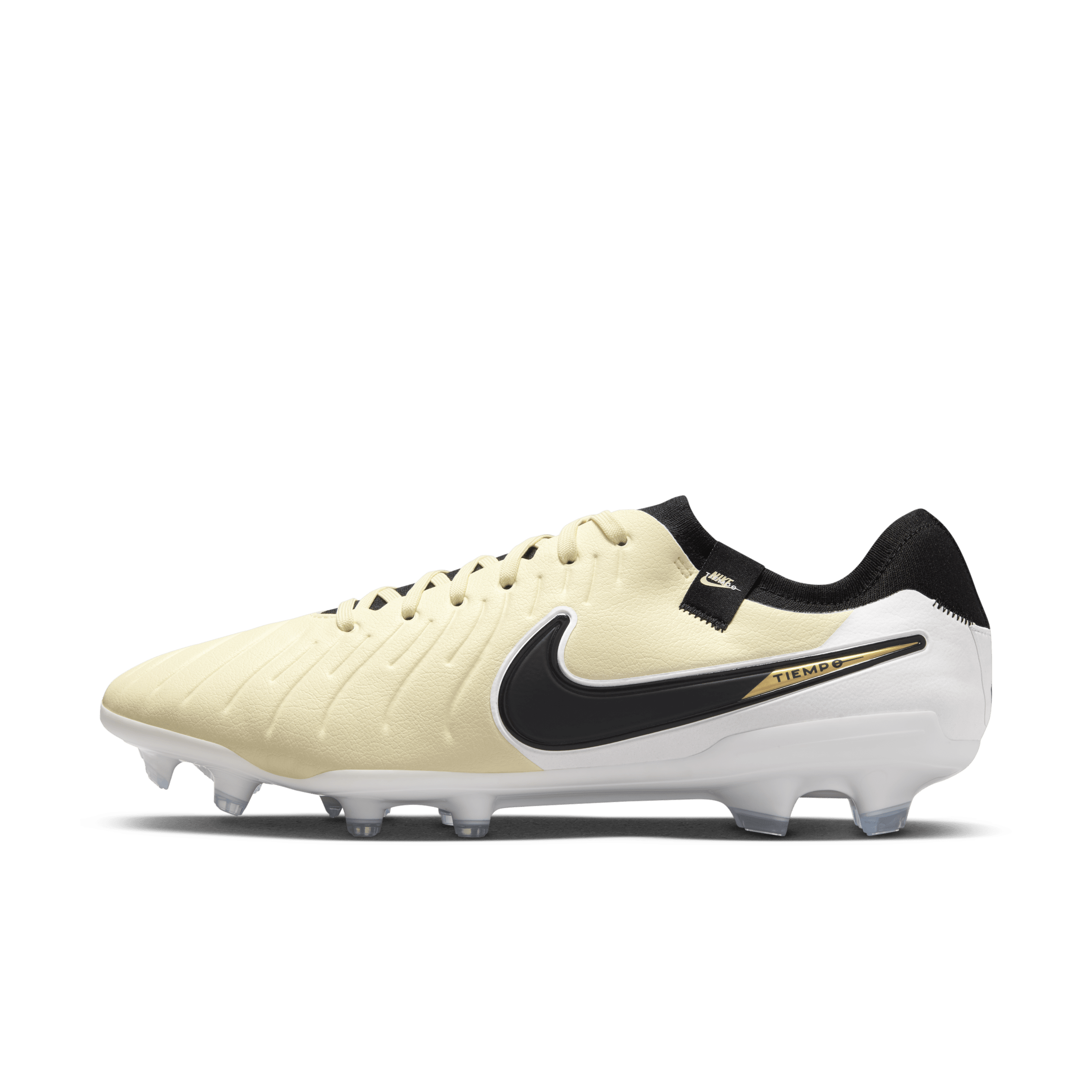 Nike Tiempo Legend 10 Pro-fodboldstøvler (low-top) til græs - gul