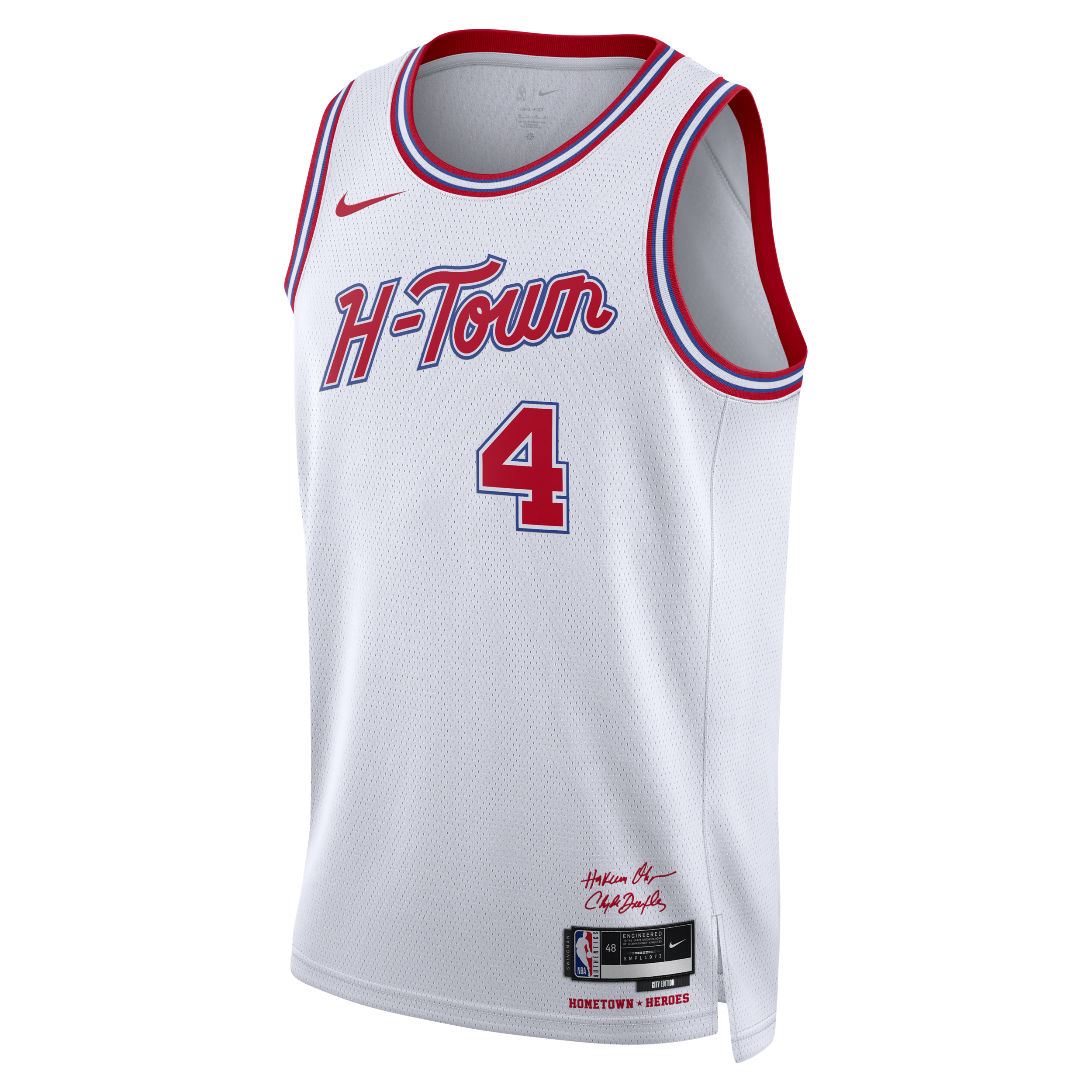 Jalen Green Houston Rockets City Edition 2023/24 Nike Dri-FIT NBA Swingman-trøje til mænd - hvid