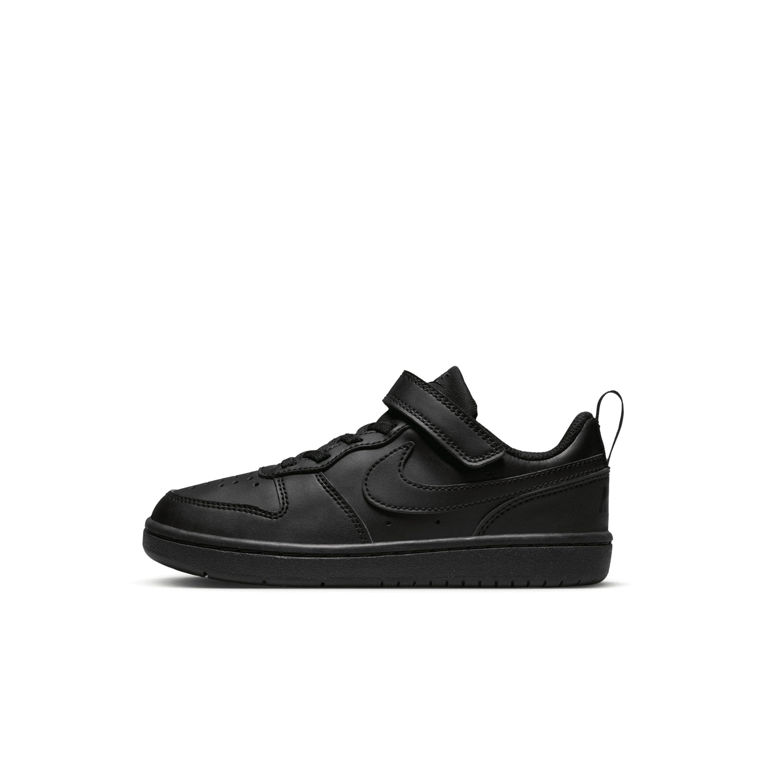 Nike Court Borough Low Recraft-sko til mindre børn - sort