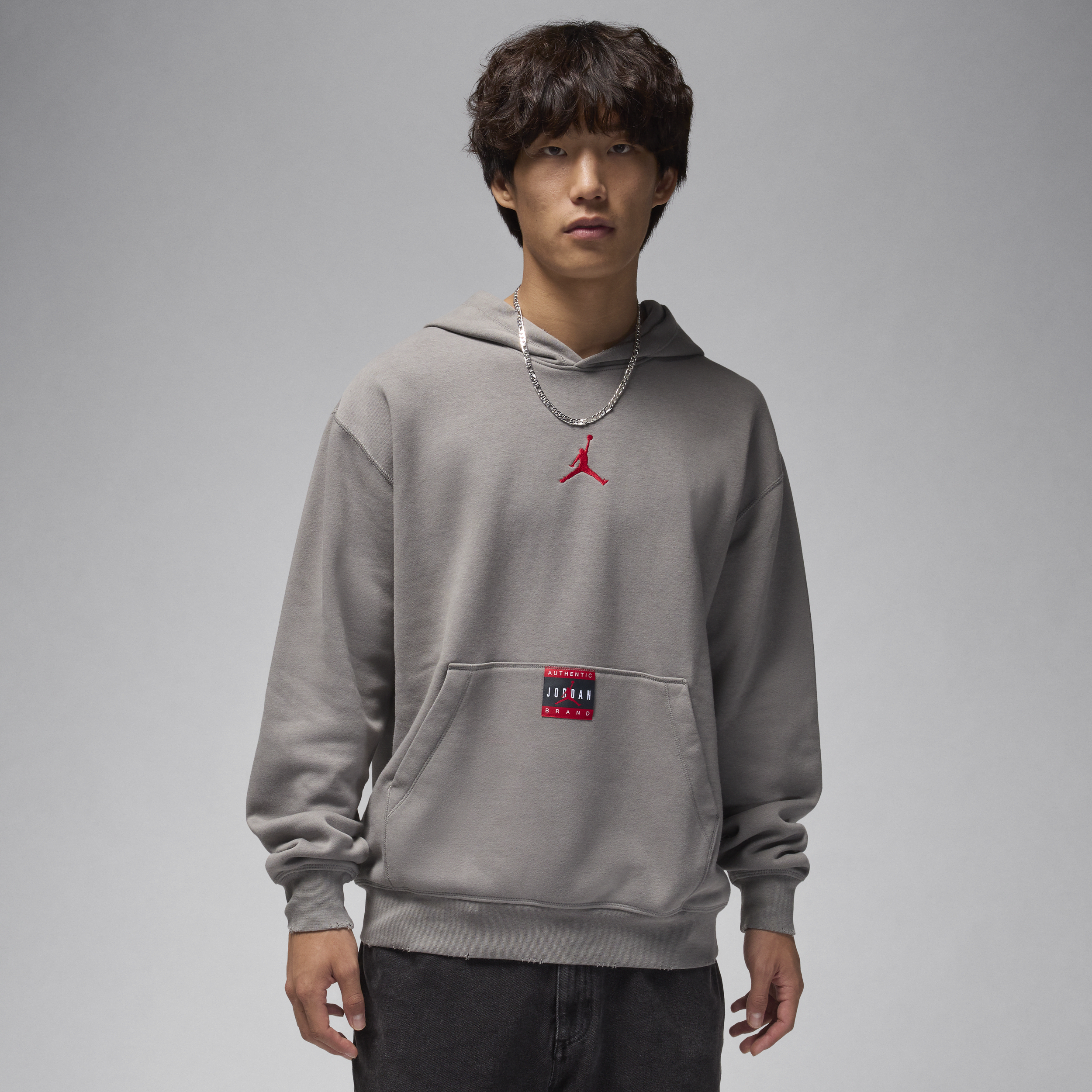 【ナイキ(NIKE)公式ストア】ジョーダン ブルックリン フリース メンズ プルオーバー パーカー HQ2665-029 グレー 【ナイキ(NIKE)公式ストア】ジョーダン ブルックリン フリース メンズ プルオーバー パーカー HQ2665-029 グレー