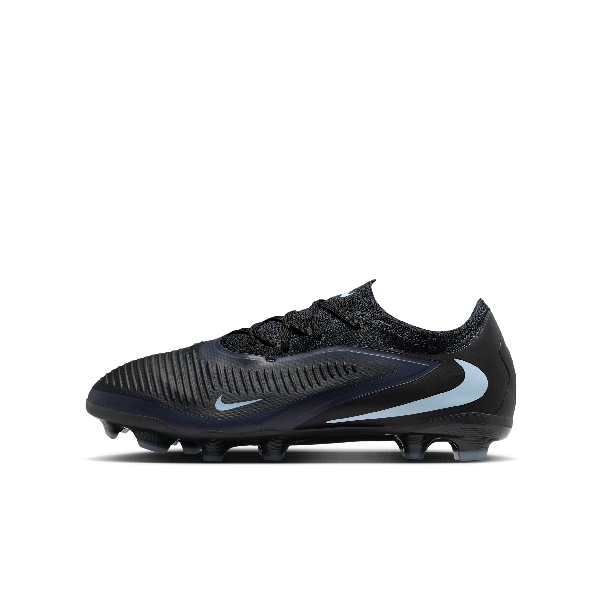 Botas de fútbol multisuperficie Nike Jr. Phantom 6 Low Pro - Niño/a - Negro