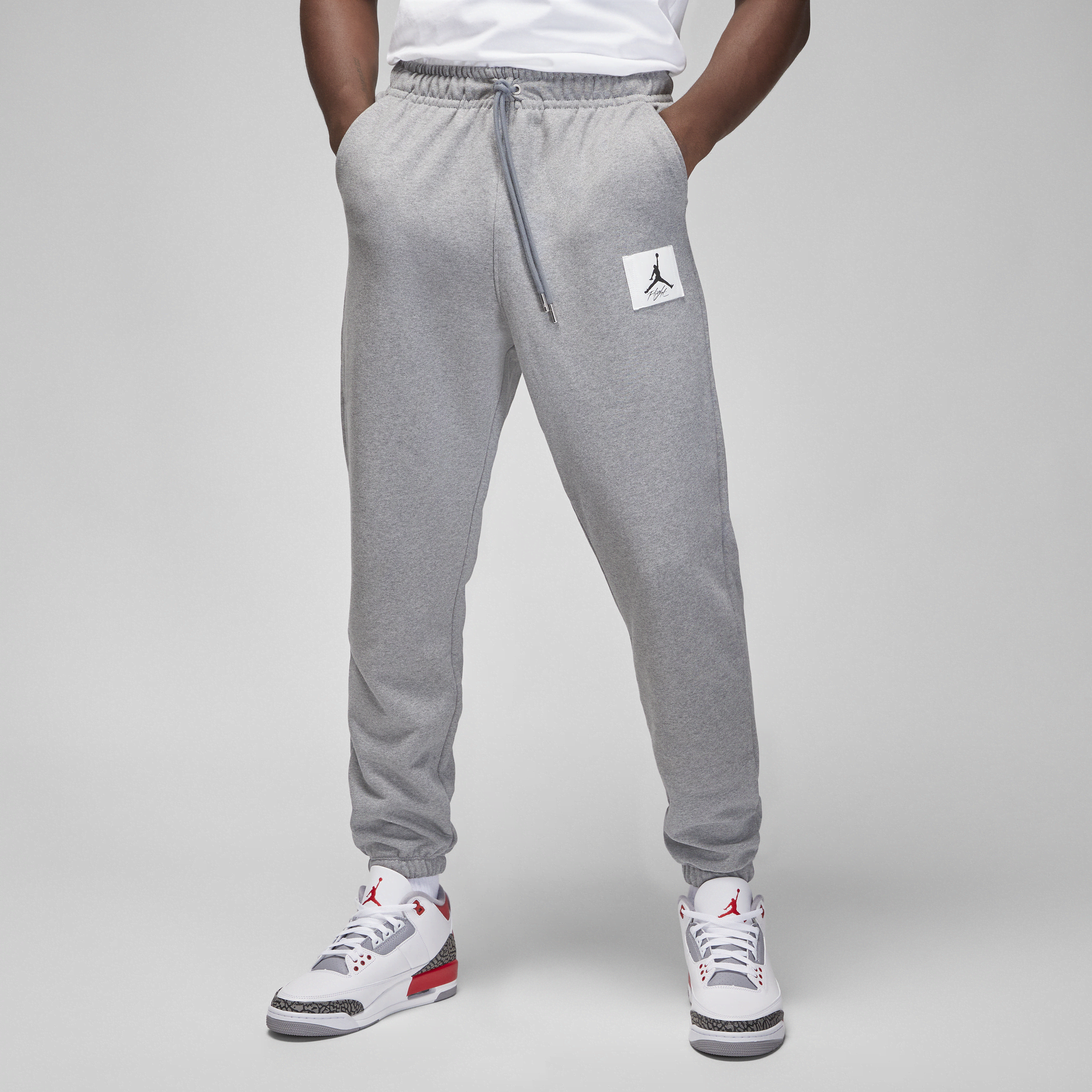 Nike Pantaloni tuta Jordan Flight Fleece – Uomo - Grigio