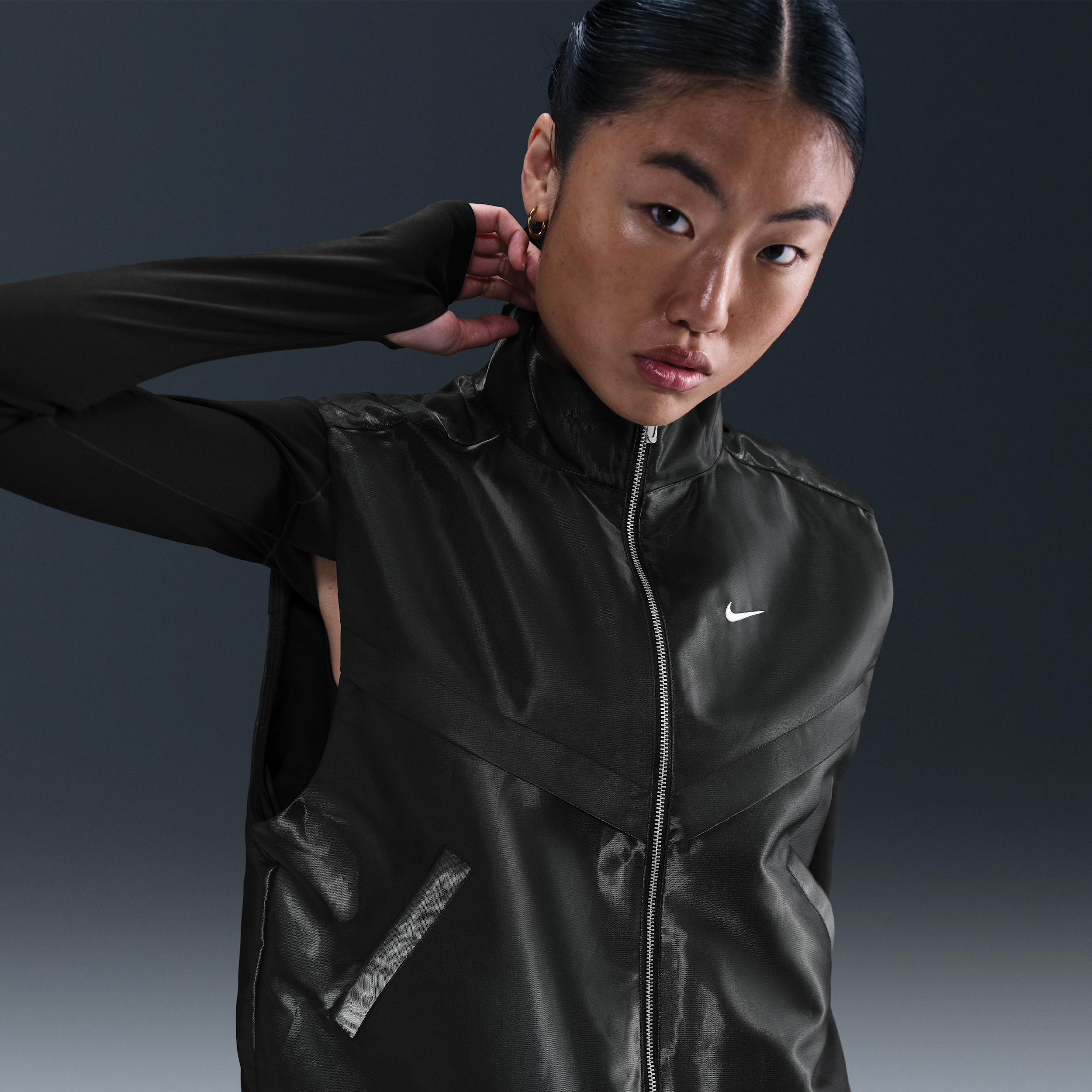【ナイキ(NIKE)公式ストア】ナイキ スポーツウェア ウィンドランナー ウィメンズ ベスト HV2473-010 ブラック 【ナイキ(NIKE)公式ストア】ナイキ スポーツウェア ウィンドランナー ウィメンズ ベスト HV2473-010 ブラック