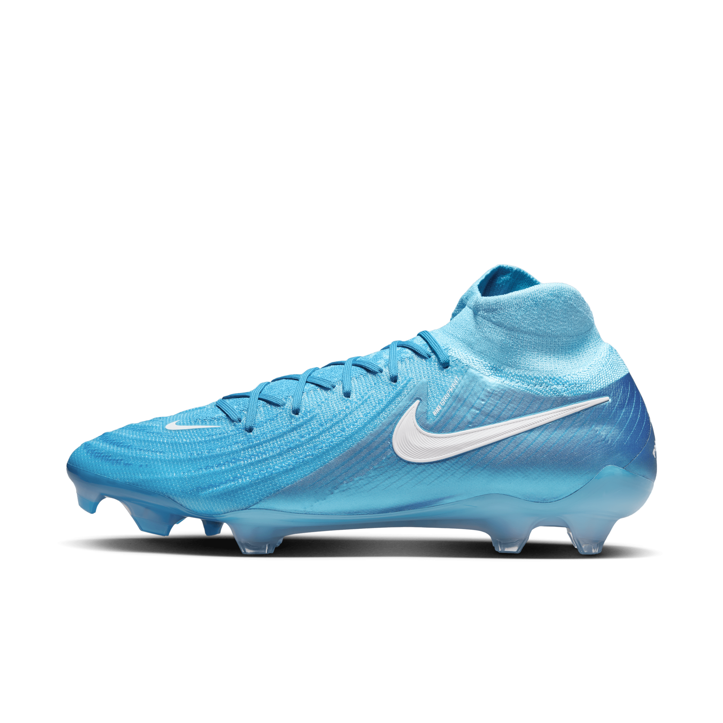 【ナイキ(NIKE)公式ストア】ナイキ ファントム ルナ 2 エリート ファームグラウンド ハイカット サッカースパイク FJ2572-400 ブルー 【ナイキ(NIKE)公式ストア】ナイキ ファントム ルナ 2 エリート ファームグラウンド ハイカット サッカースパイク FJ2572-400 ブルー
