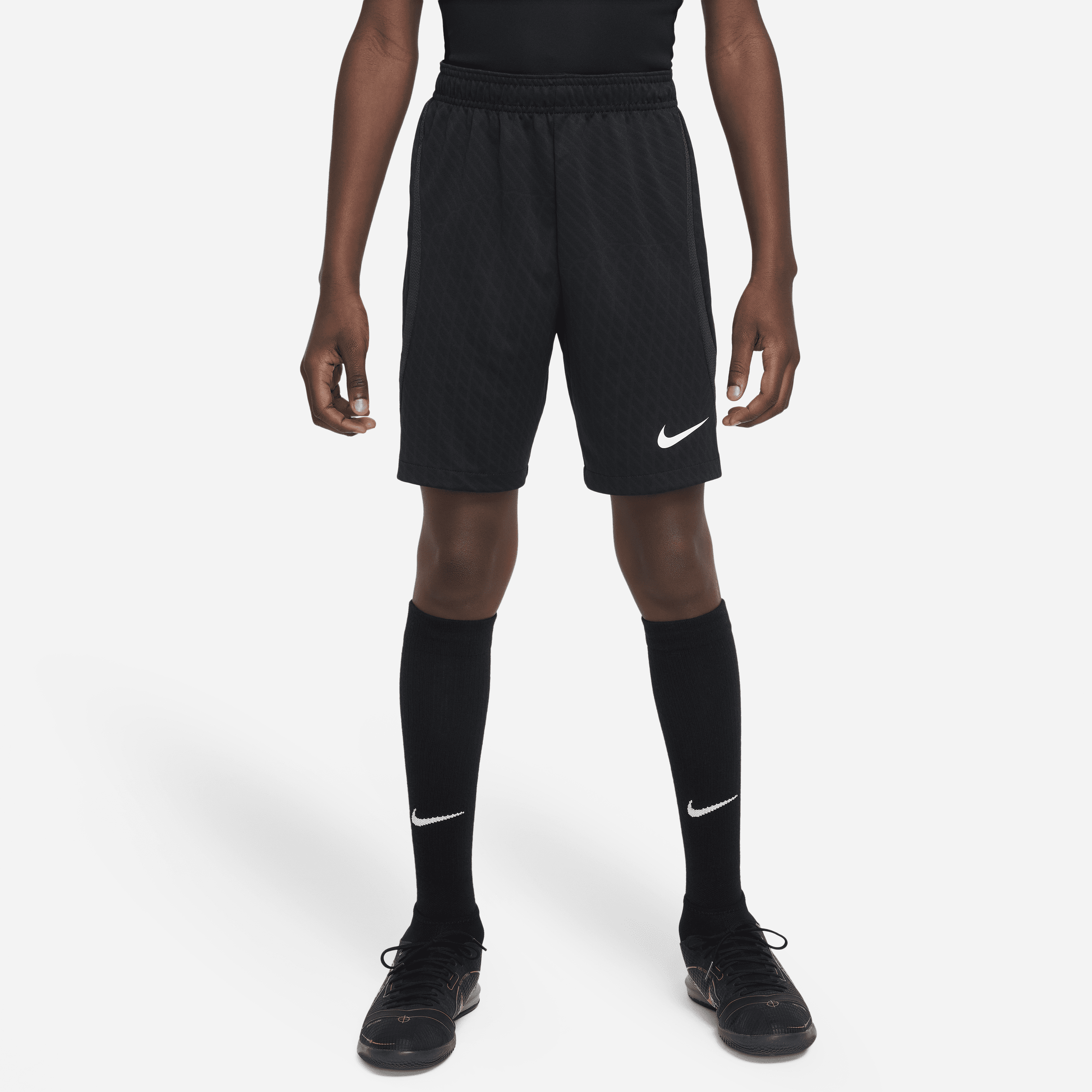 Nike Dri-FIT Strike voetbalshorts voor kids - Zwart